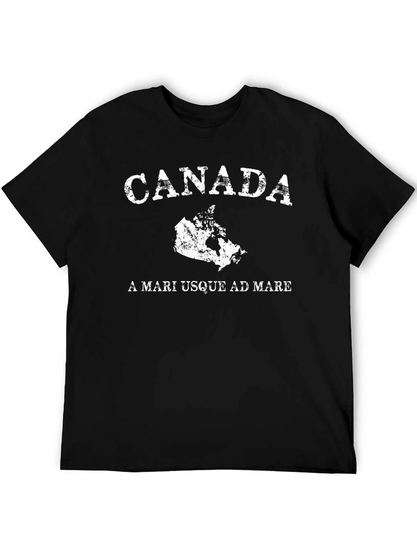Canada Map T-Shirt - A Mari Usque Ad Mare