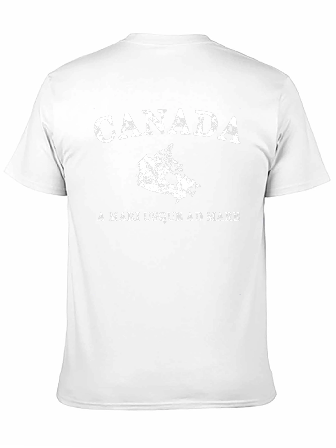 Canada Map T-Shirt - A Mari Usque Ad Mare