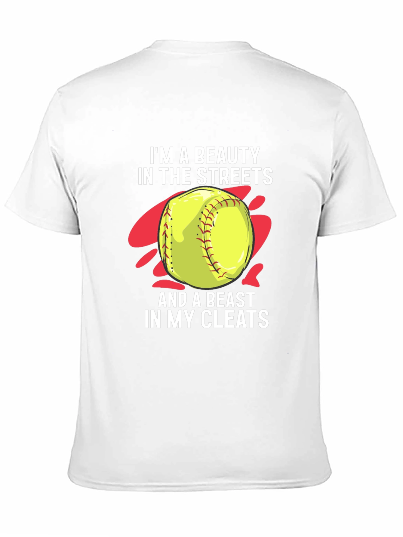 Beauty and Beast Softball T-Shirt
