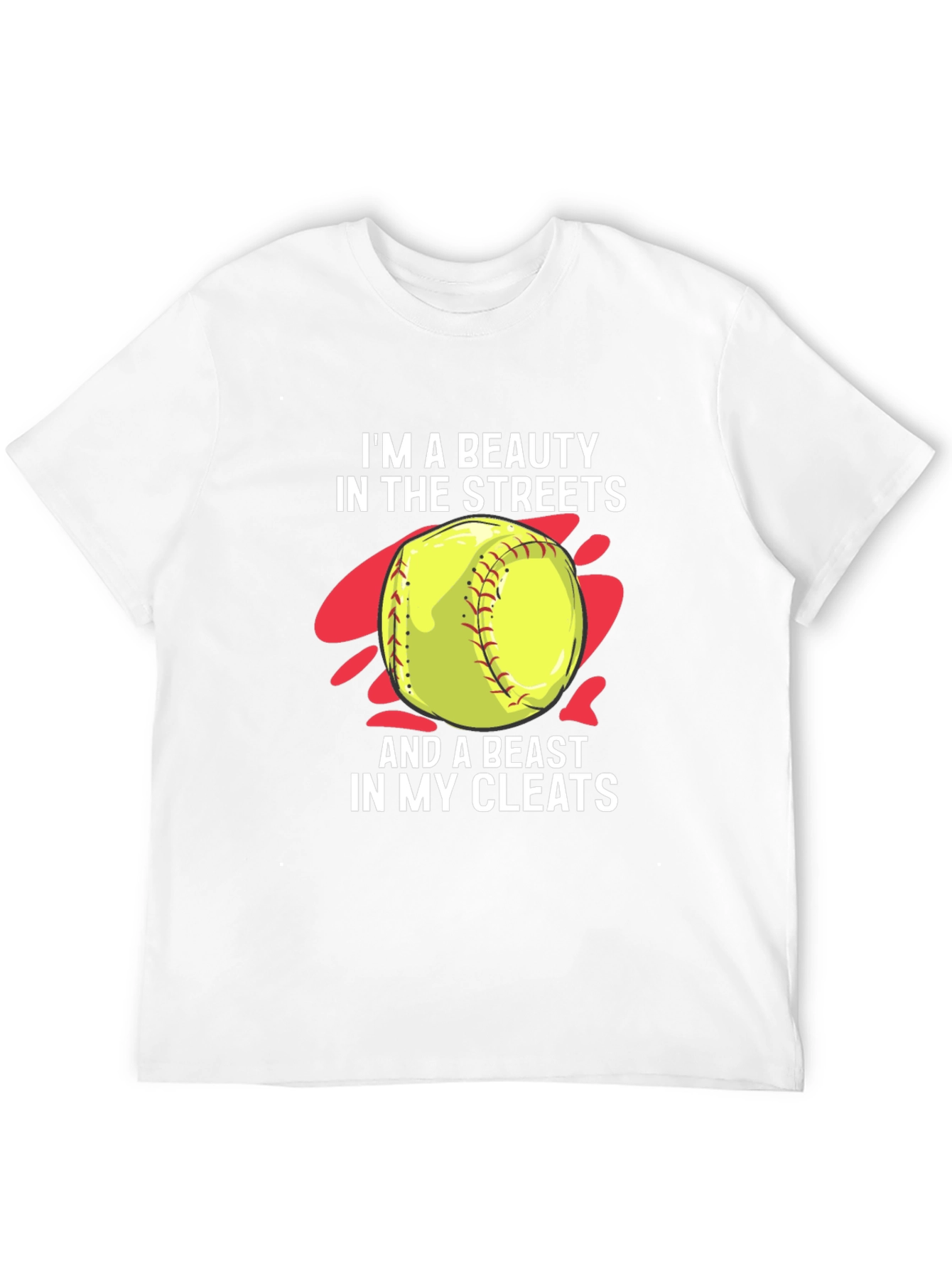 Beauty and Beast Softball T-Shirt