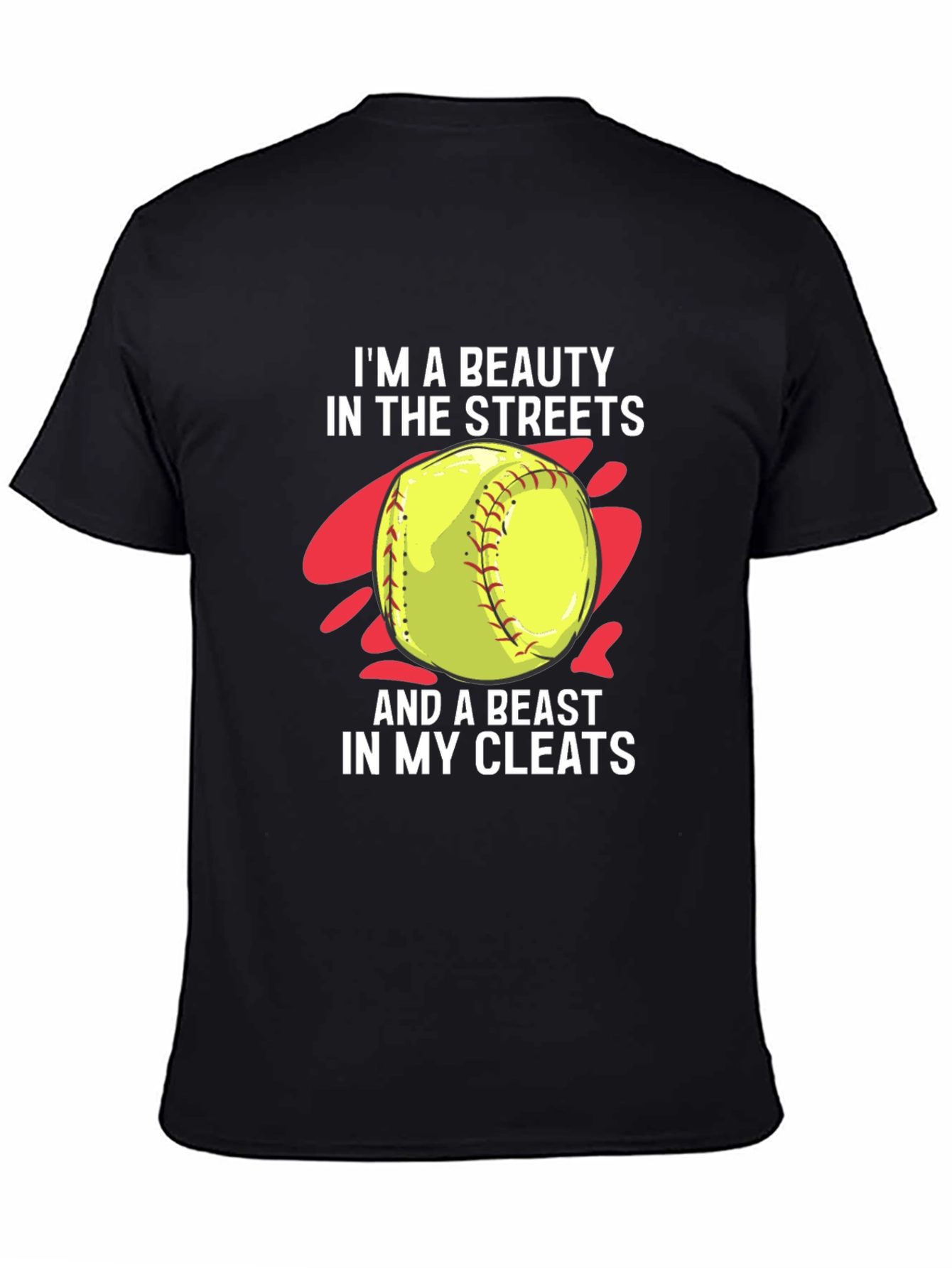 Beauty and Beast Softball T-Shirt