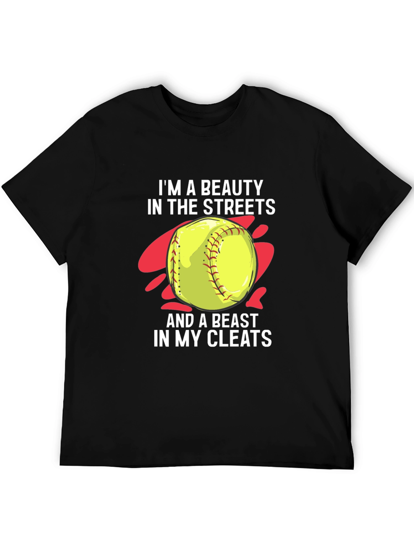 Beauty and Beast Softball T-Shirt