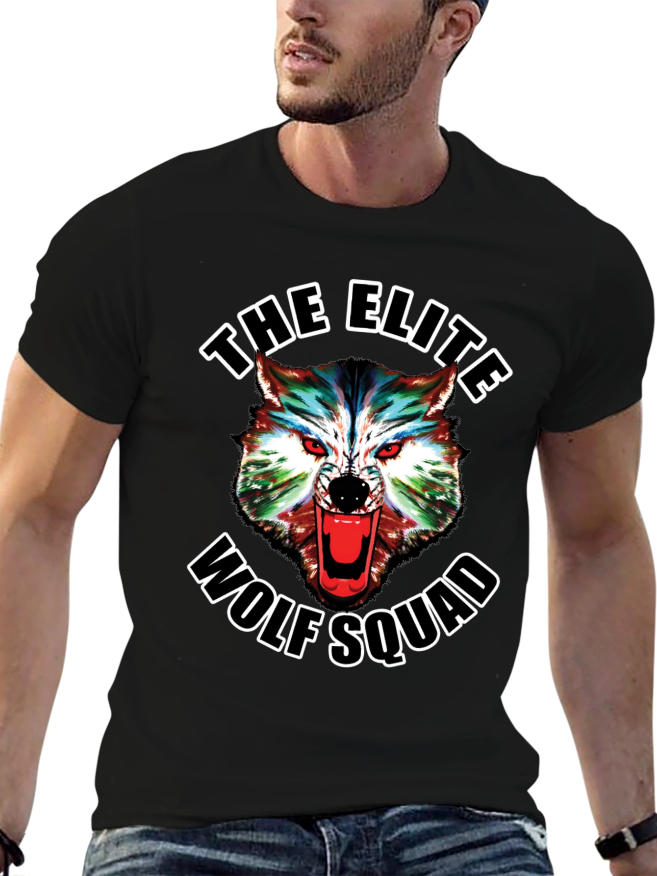 Elite Wolf Squad Graphic Tee
