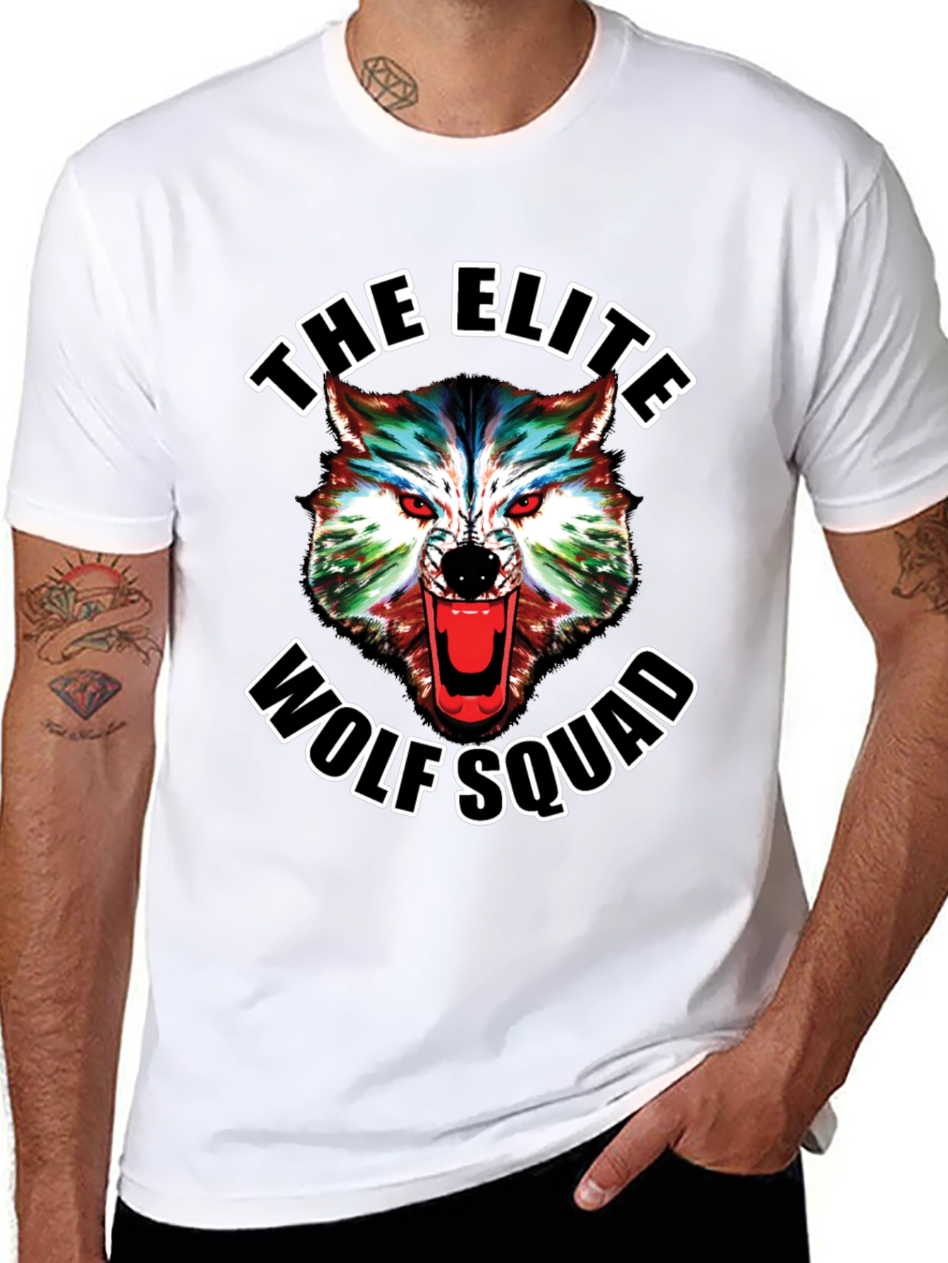 Elite Wolf Squad Graphic Tee