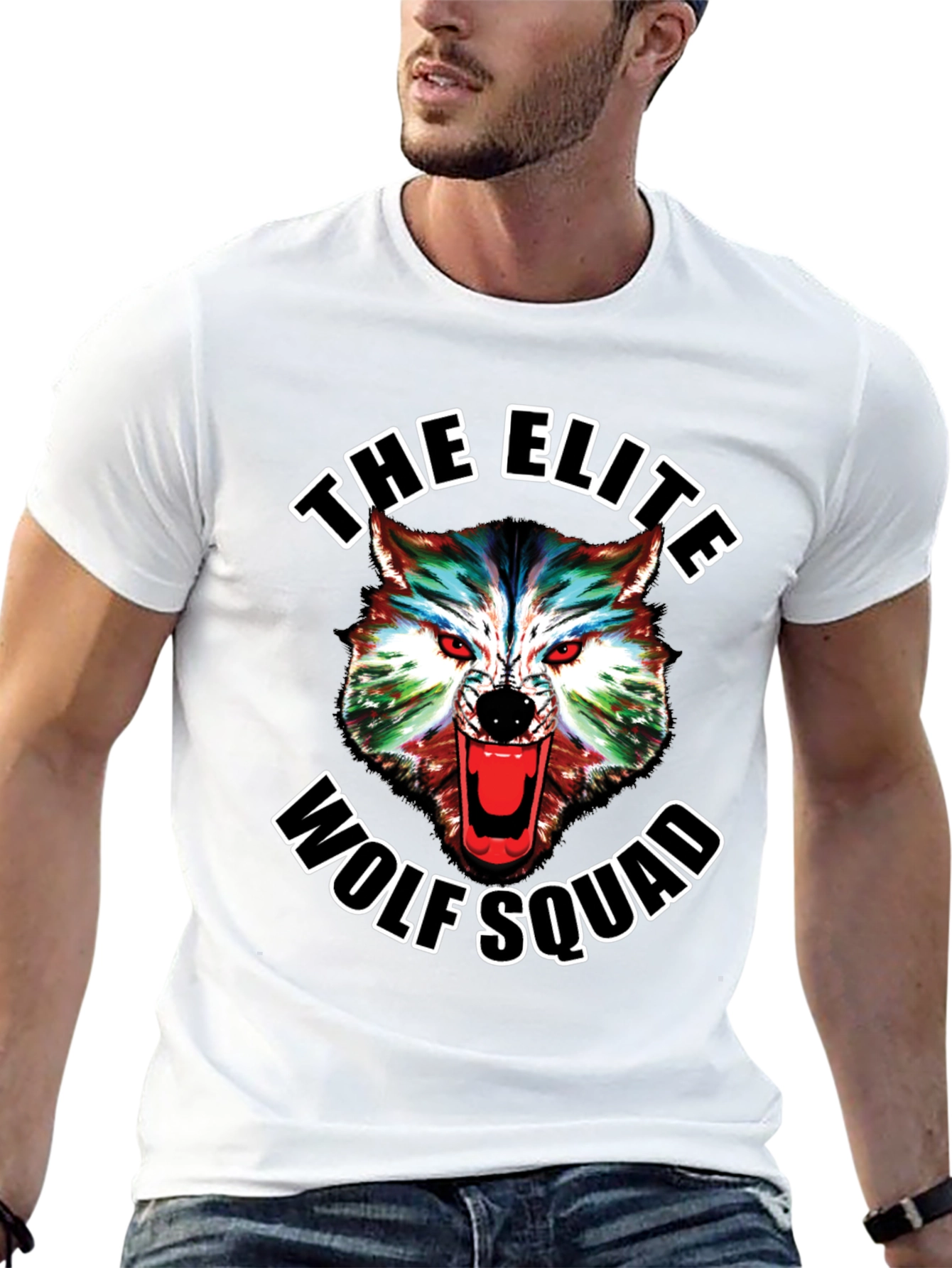Elite Wolf Squad Graphic Tee