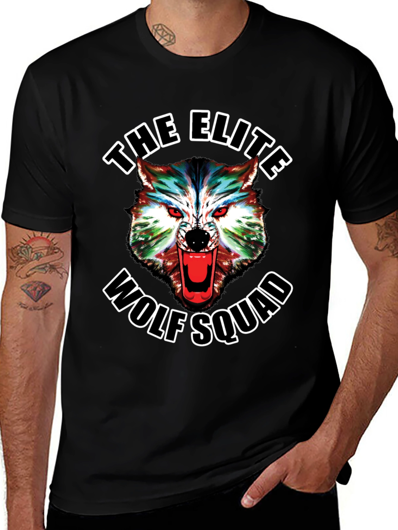 Elite Wolf Squad Graphic Tee