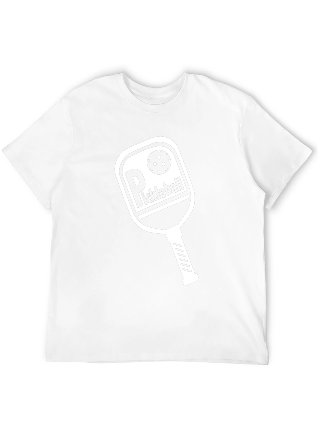 Pickleball Paddle Graphic Tee - Sporty Casual Wear