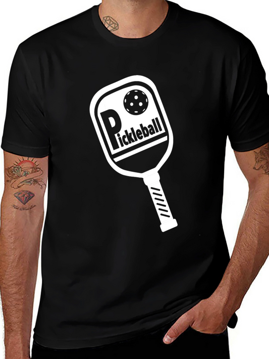 Pickleball Paddle Graphic Tee - Sporty Casual Wear