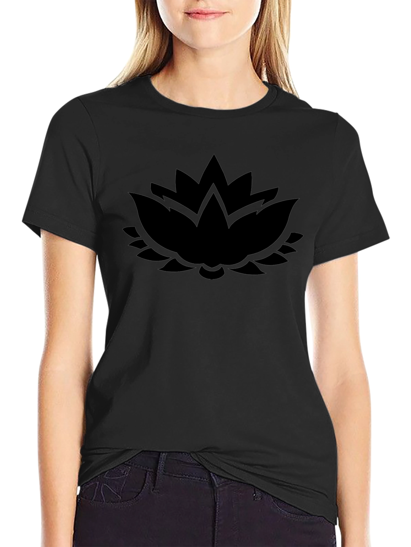 Lotus Flower Graphic Mens T-Shirt