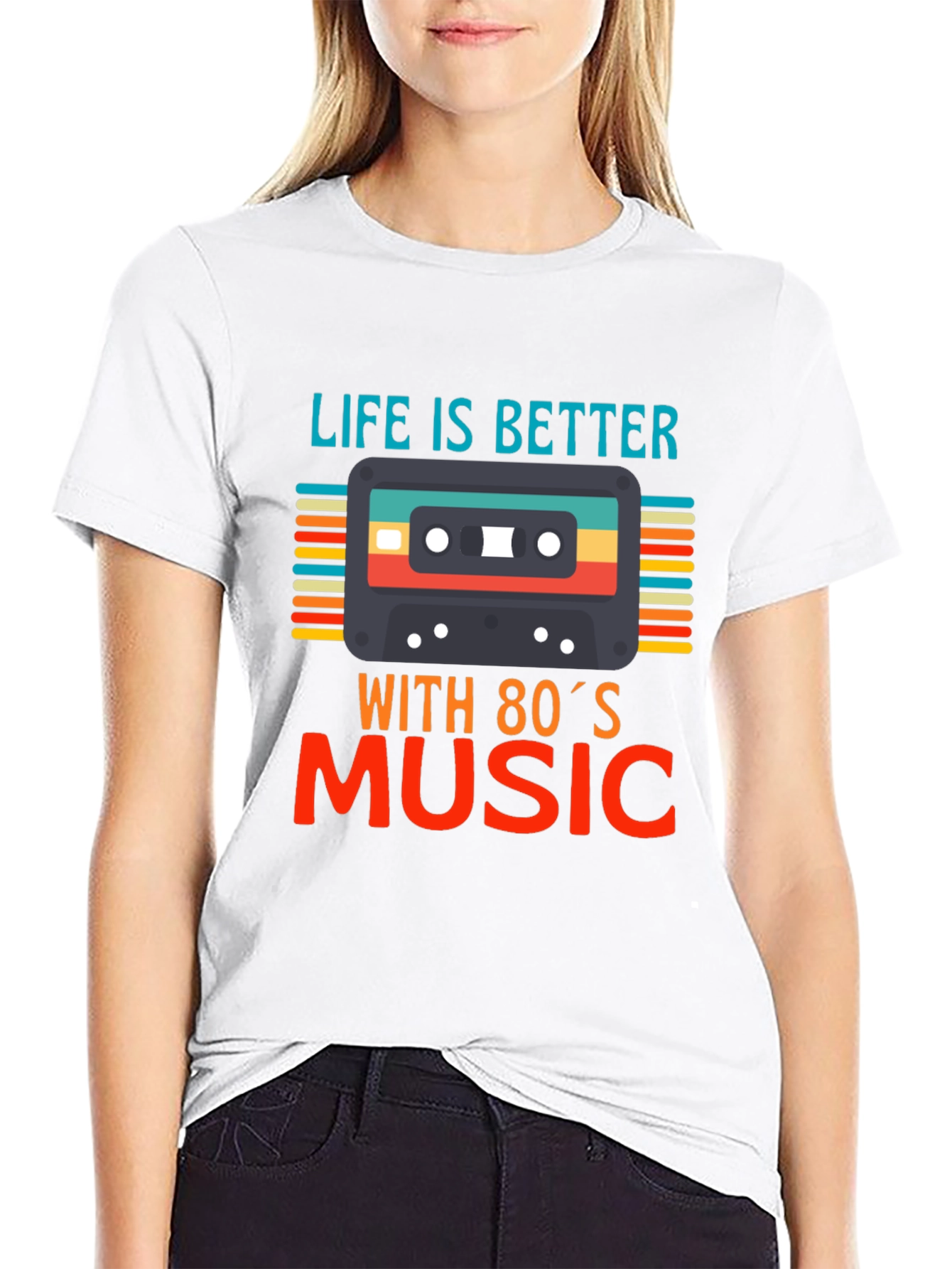 Life is Better with 80s Music T-Shirt