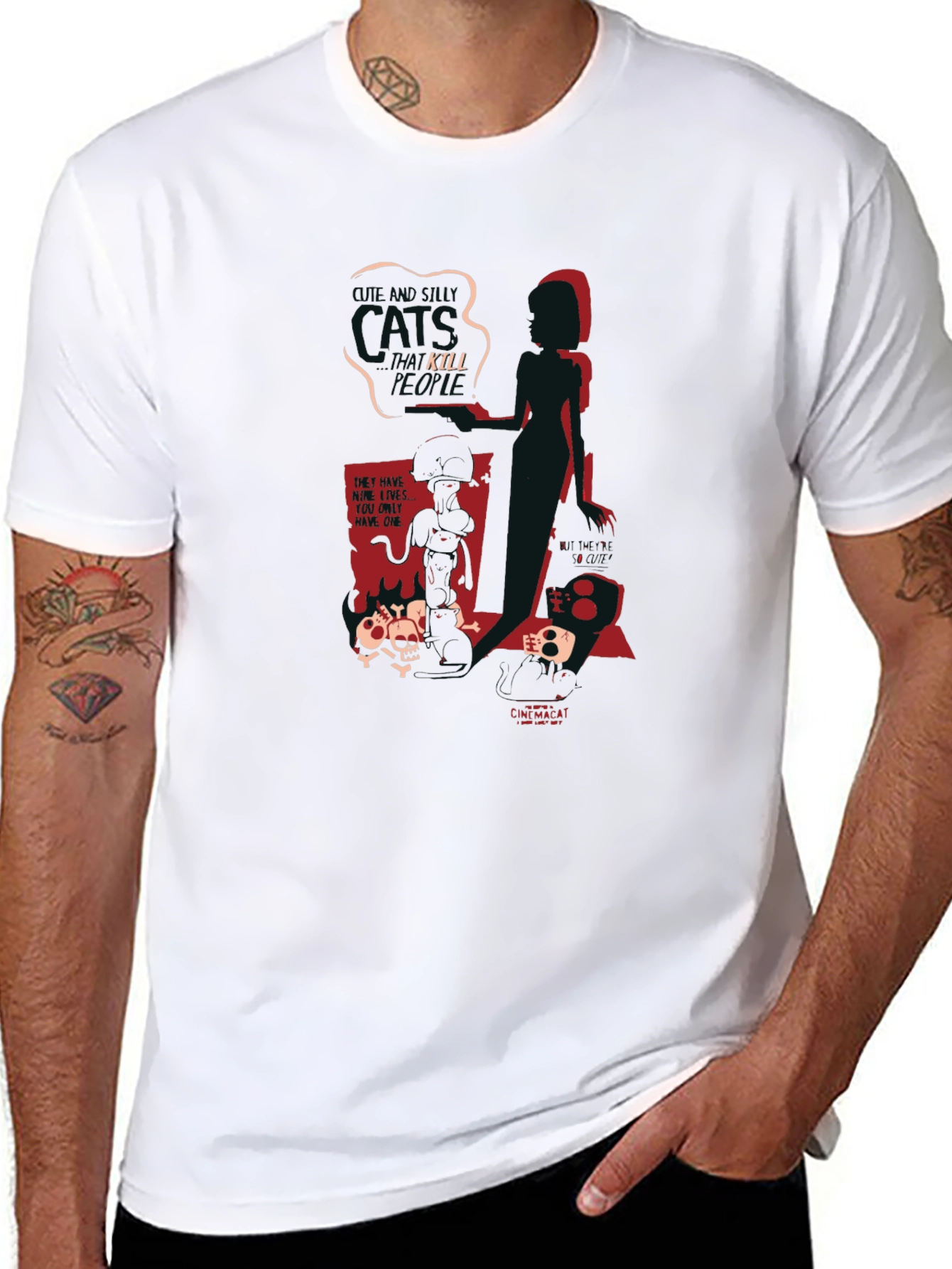 Killer Graphic T-Shirt - Mens Black Tee