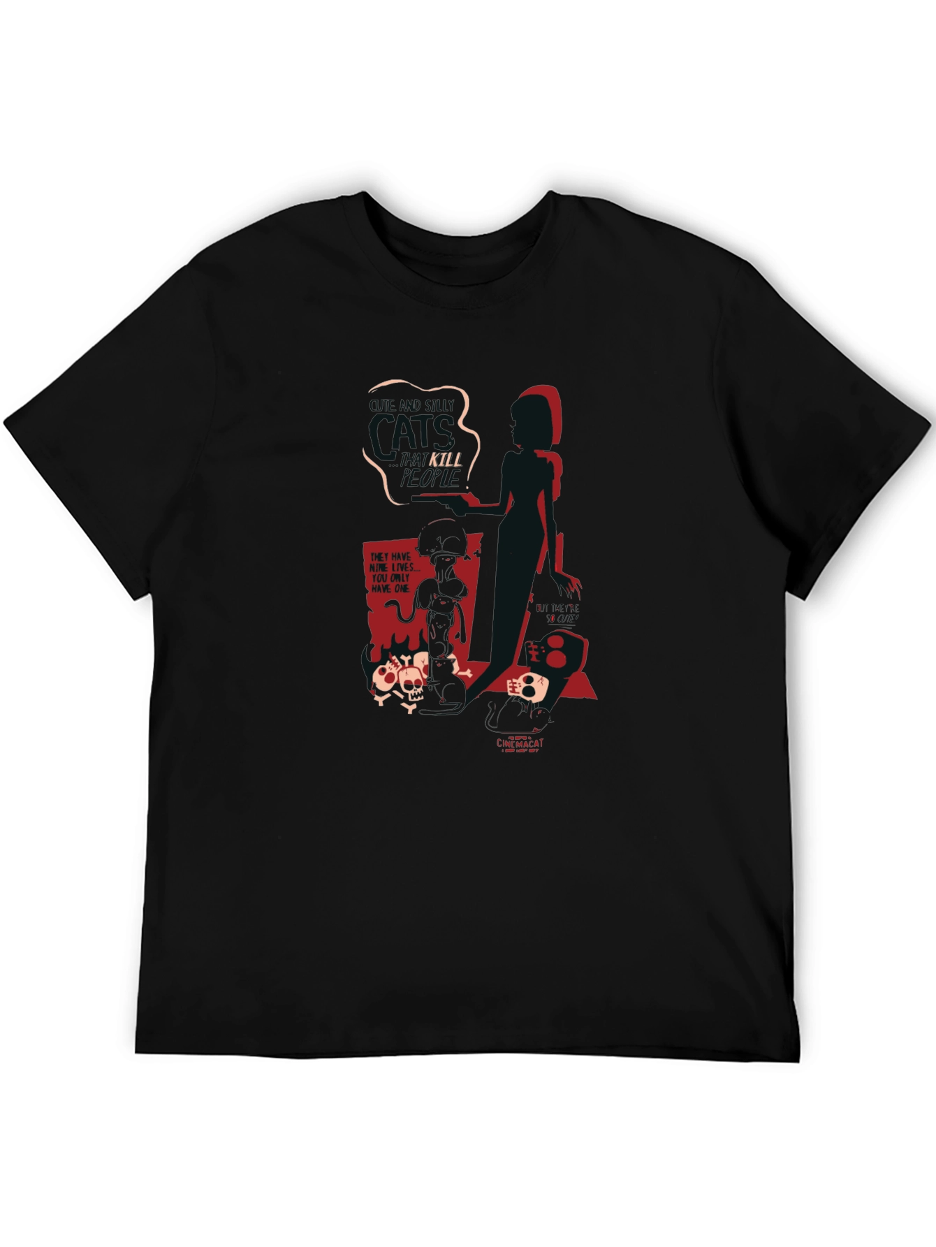 Killer Graphic T-Shirt - Mens Black Tee