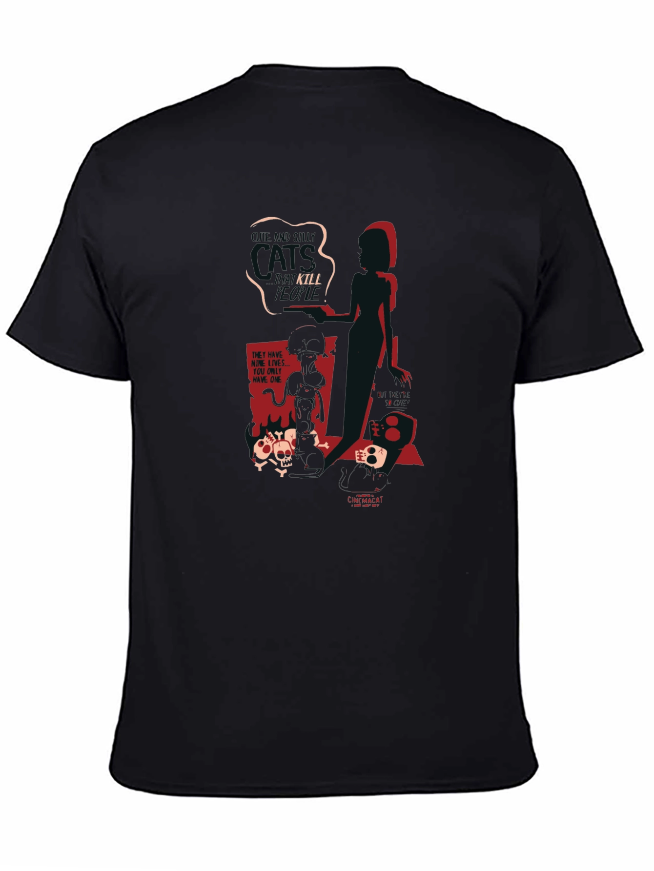 Killer Graphic T-Shirt - Mens Black Tee