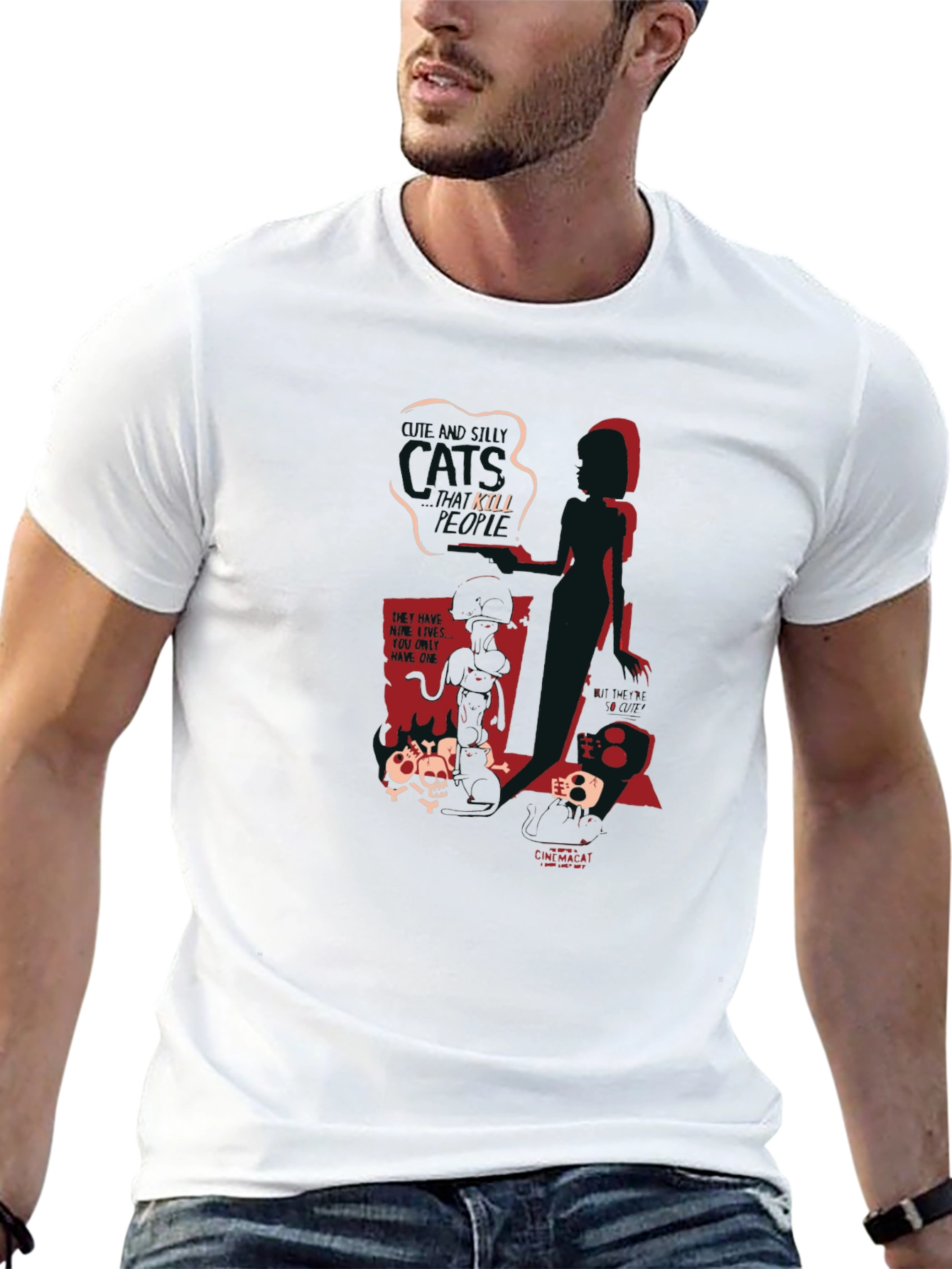 Killer Graphic T-Shirt - Mens Black Tee