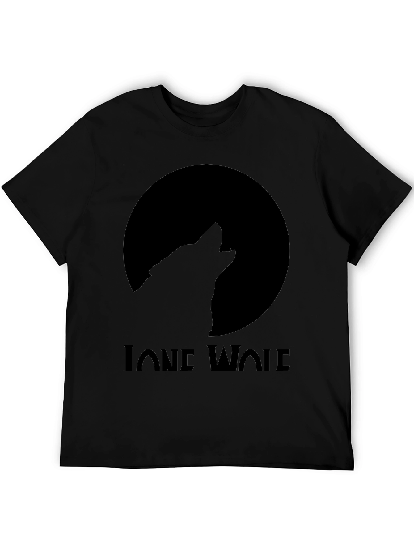 Lone Wolf Moon Graphic T-Shirt