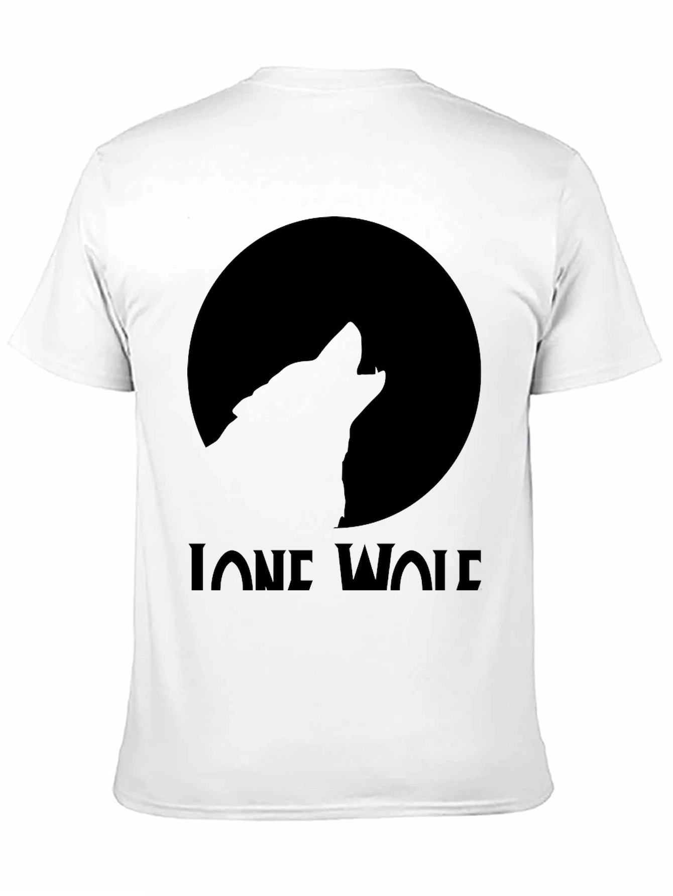 Lone Wolf Moon Graphic T-Shirt
