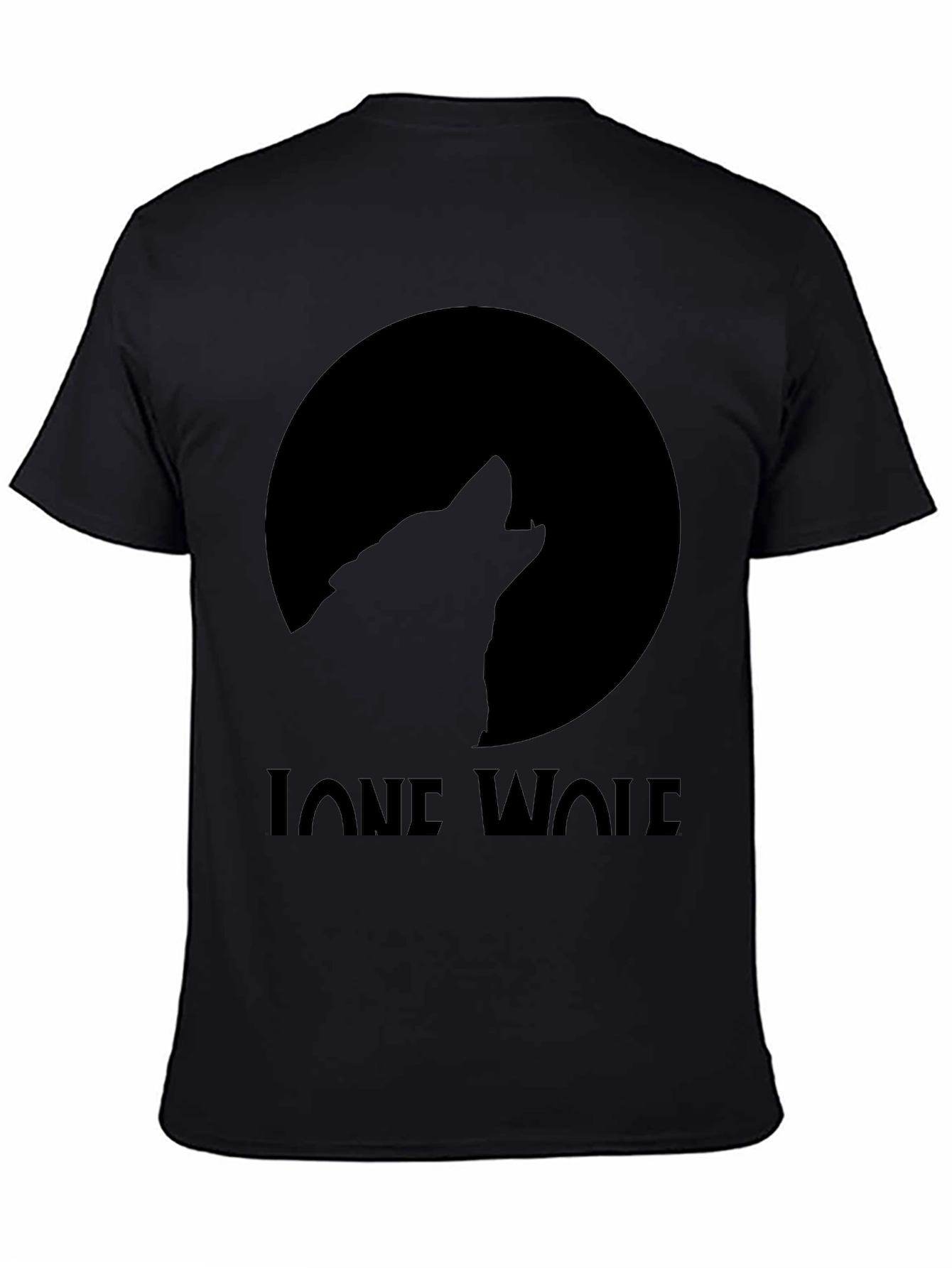 Lone Wolf Moon Graphic T-Shirt