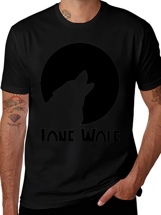 Lone Wolf Moon Graphic T-Shirt