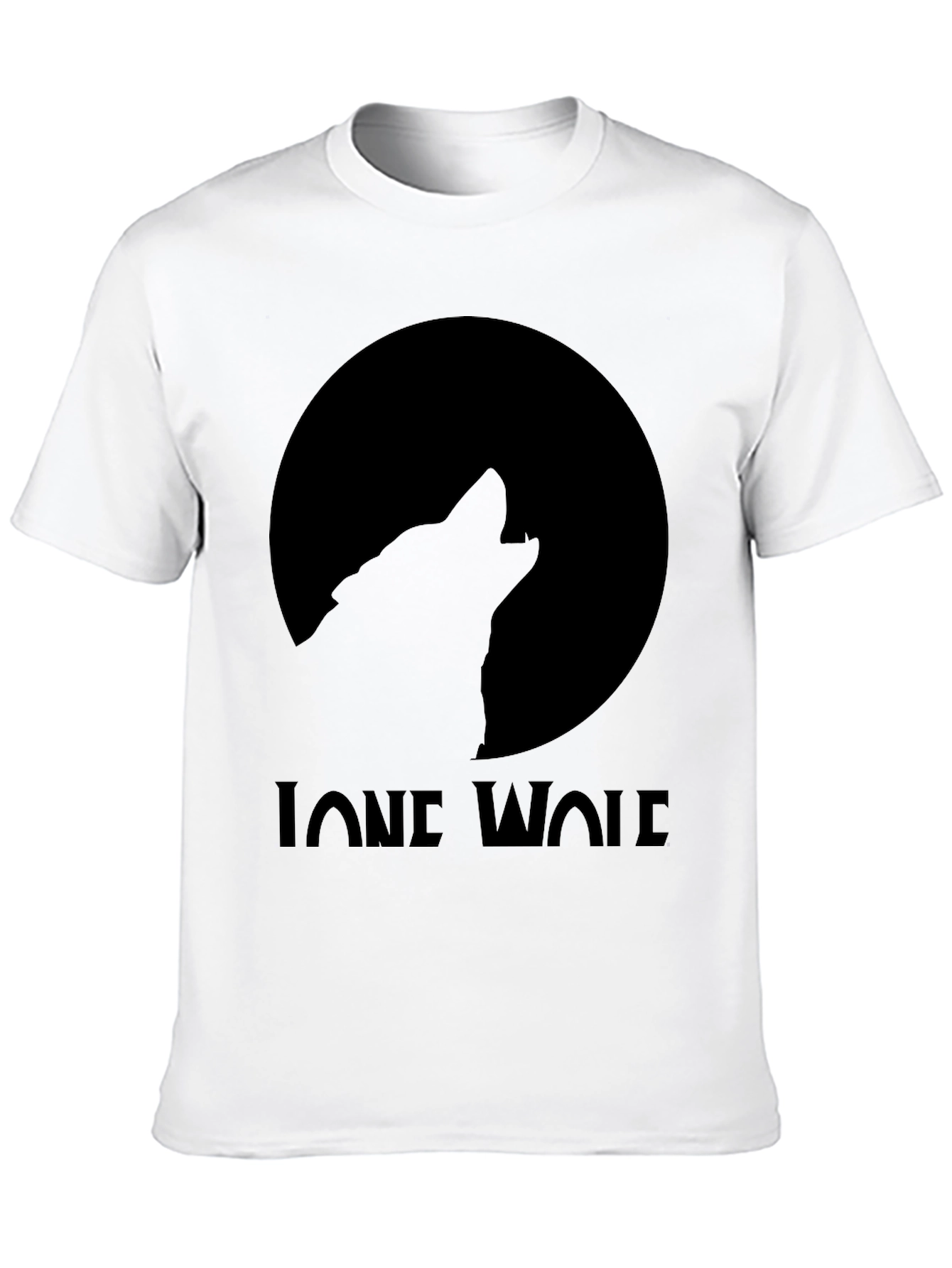 Lone Wolf Moon Graphic T-Shirt