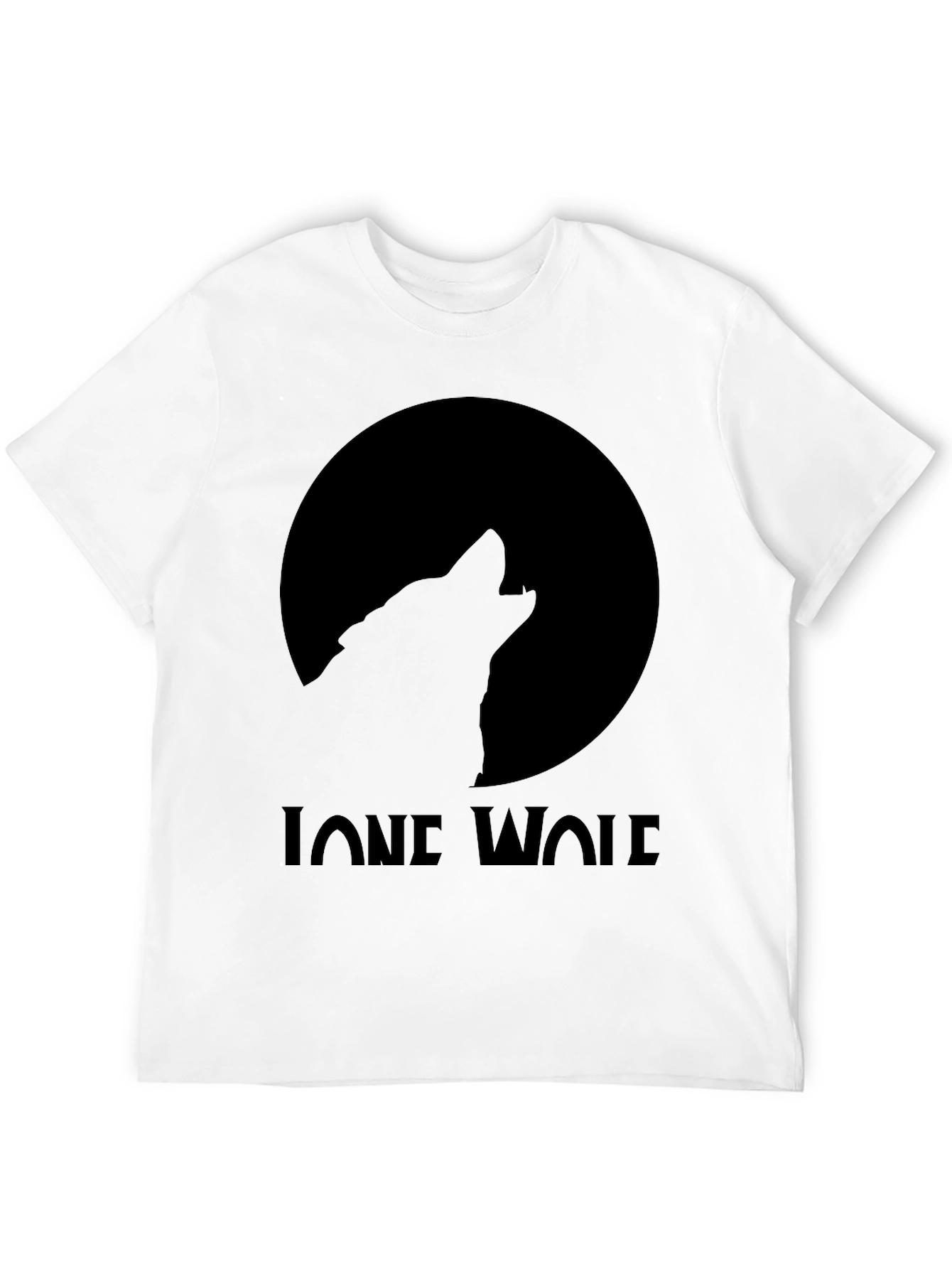 Lone Wolf Moon Graphic T-Shirt