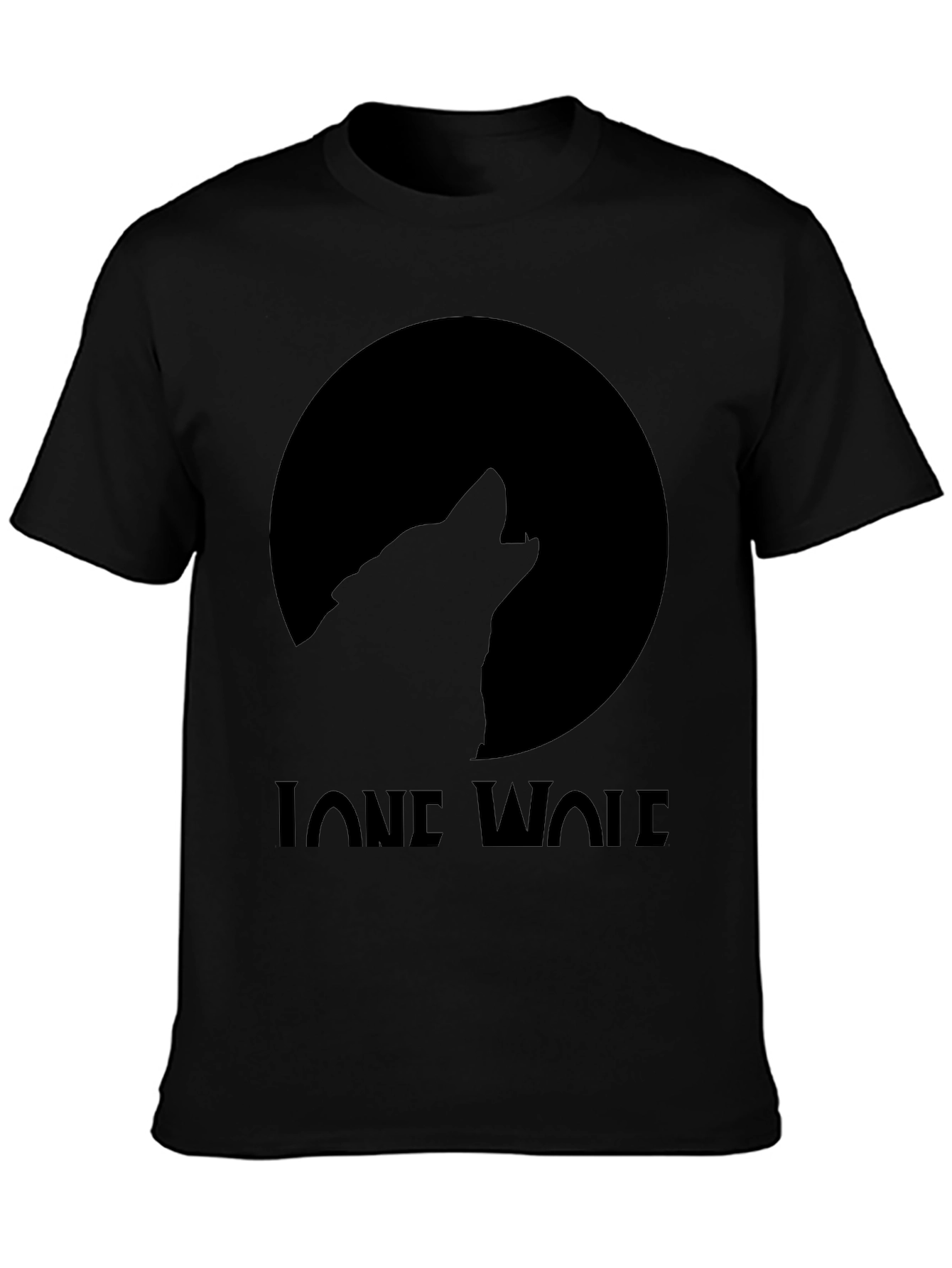 Lone Wolf Moon Graphic T-Shirt