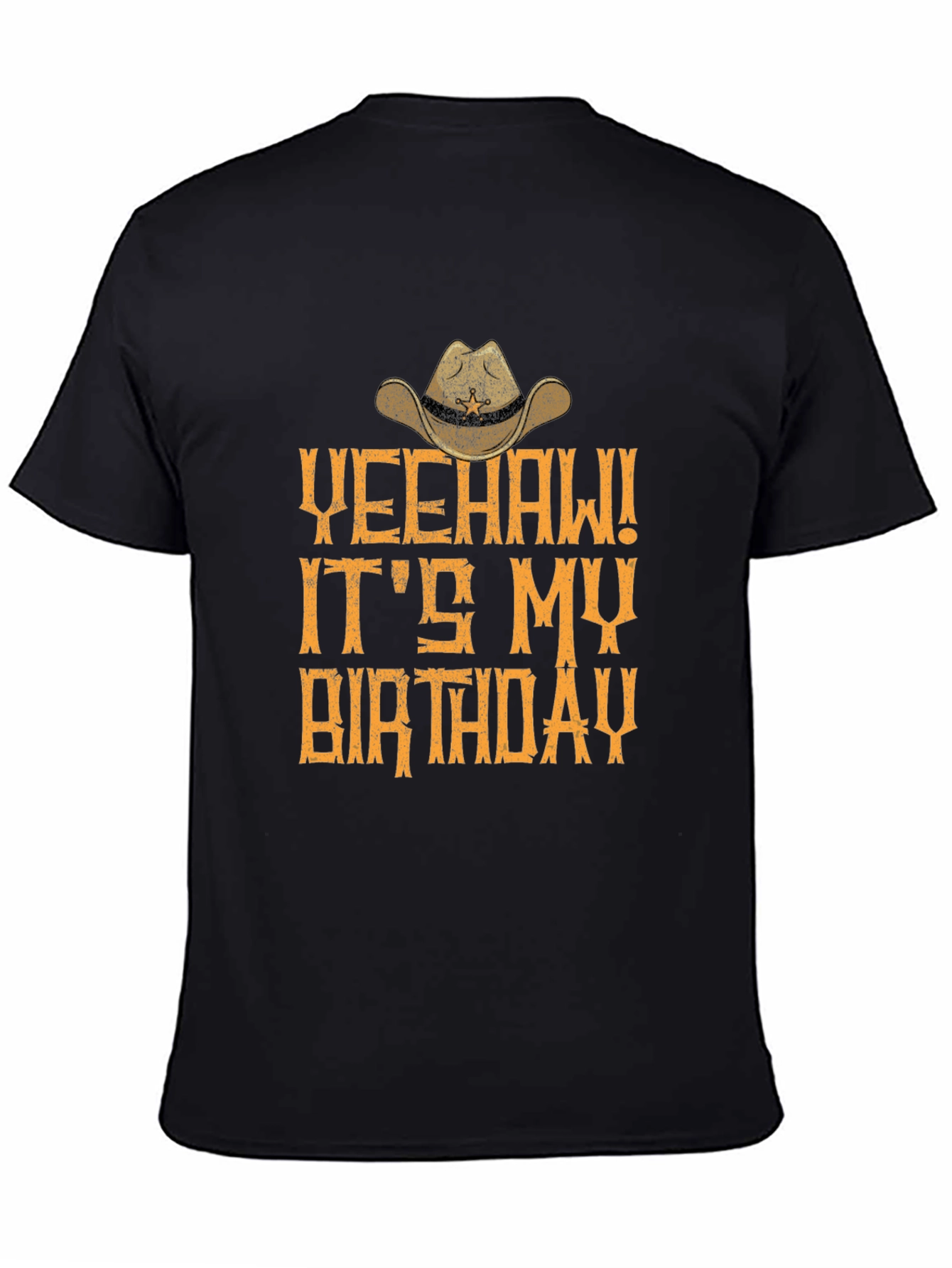 Yeehaw Its My Birthday T-Shirt - Western Cowboy Style
