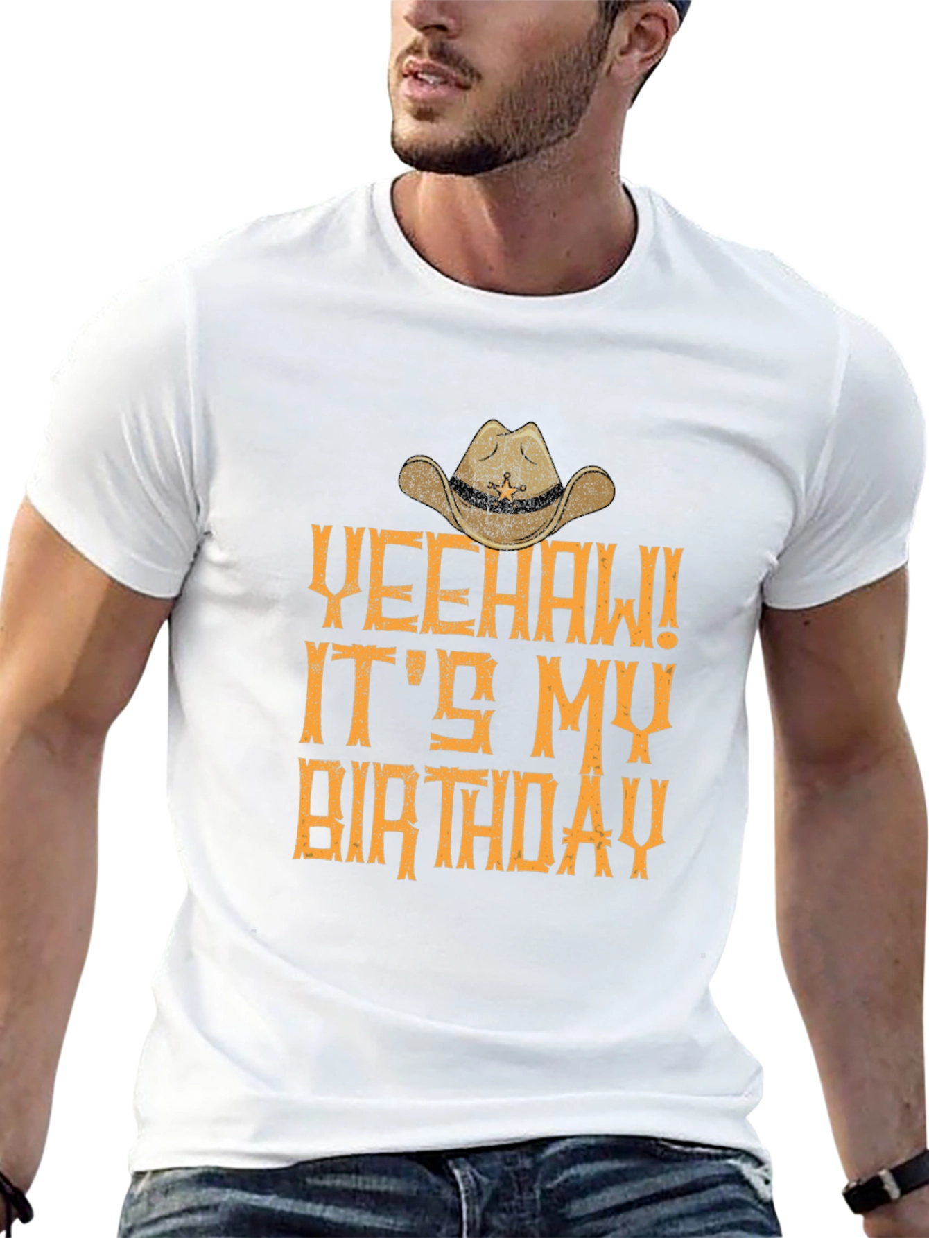 Yeehaw Its My Birthday T-Shirt - Western Cowboy Style
