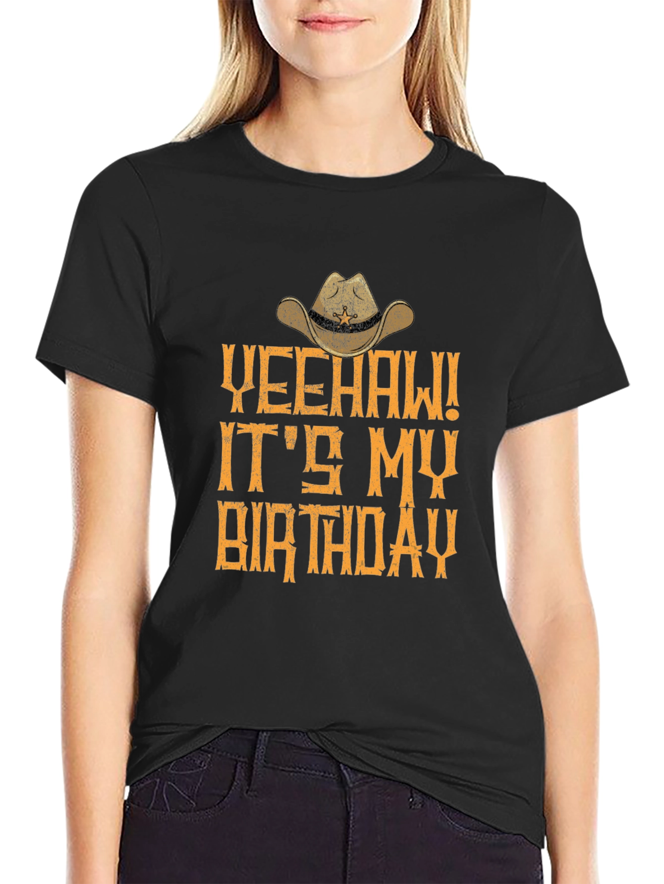 Yeehaw Its My Birthday T-Shirt - Western Cowboy Style