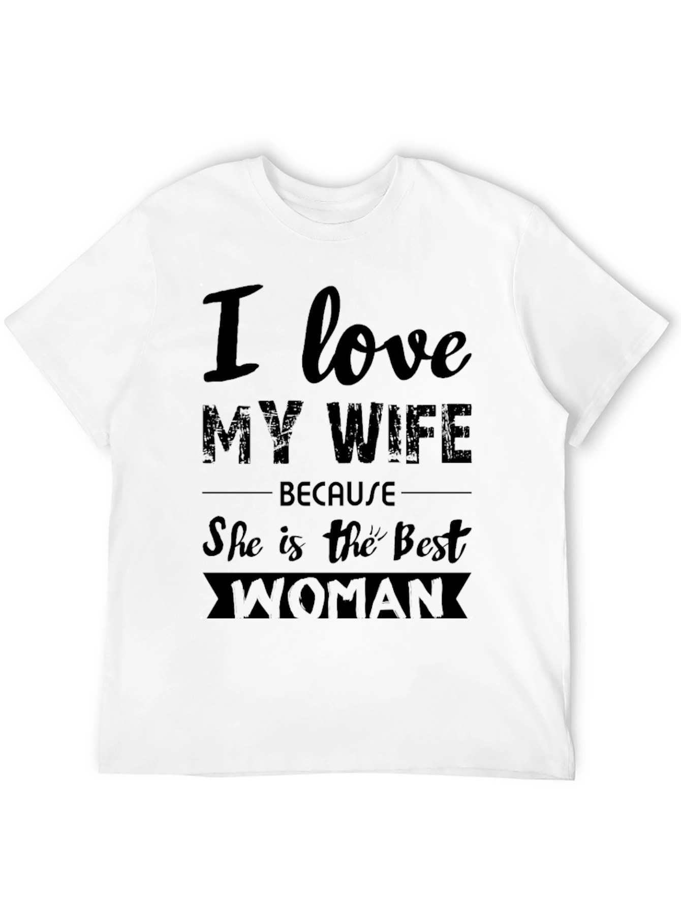 I Love My Wife Mens Graphic Tee