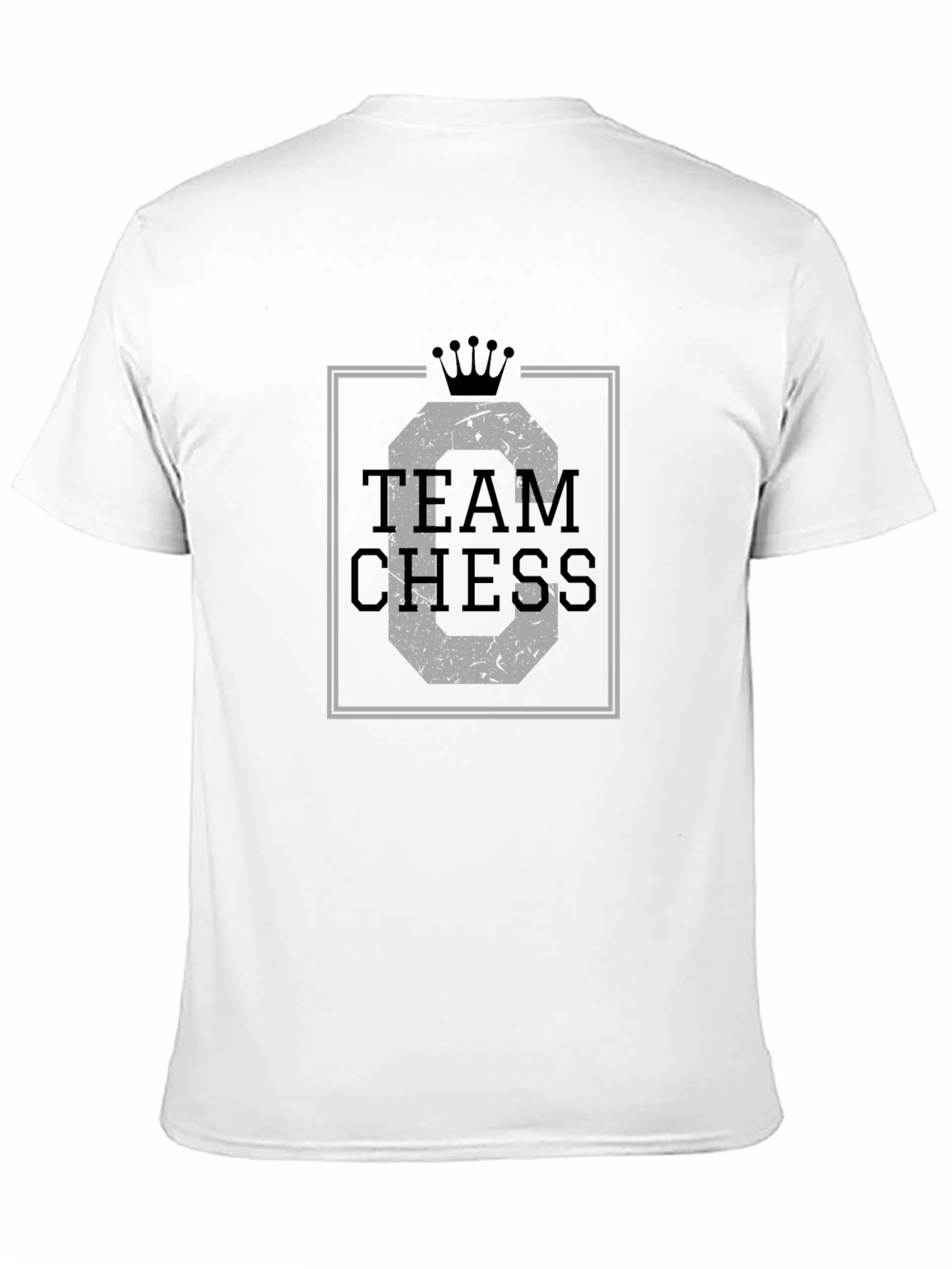 Team Chess Graphic T-Shirt - Black Cotton Tee