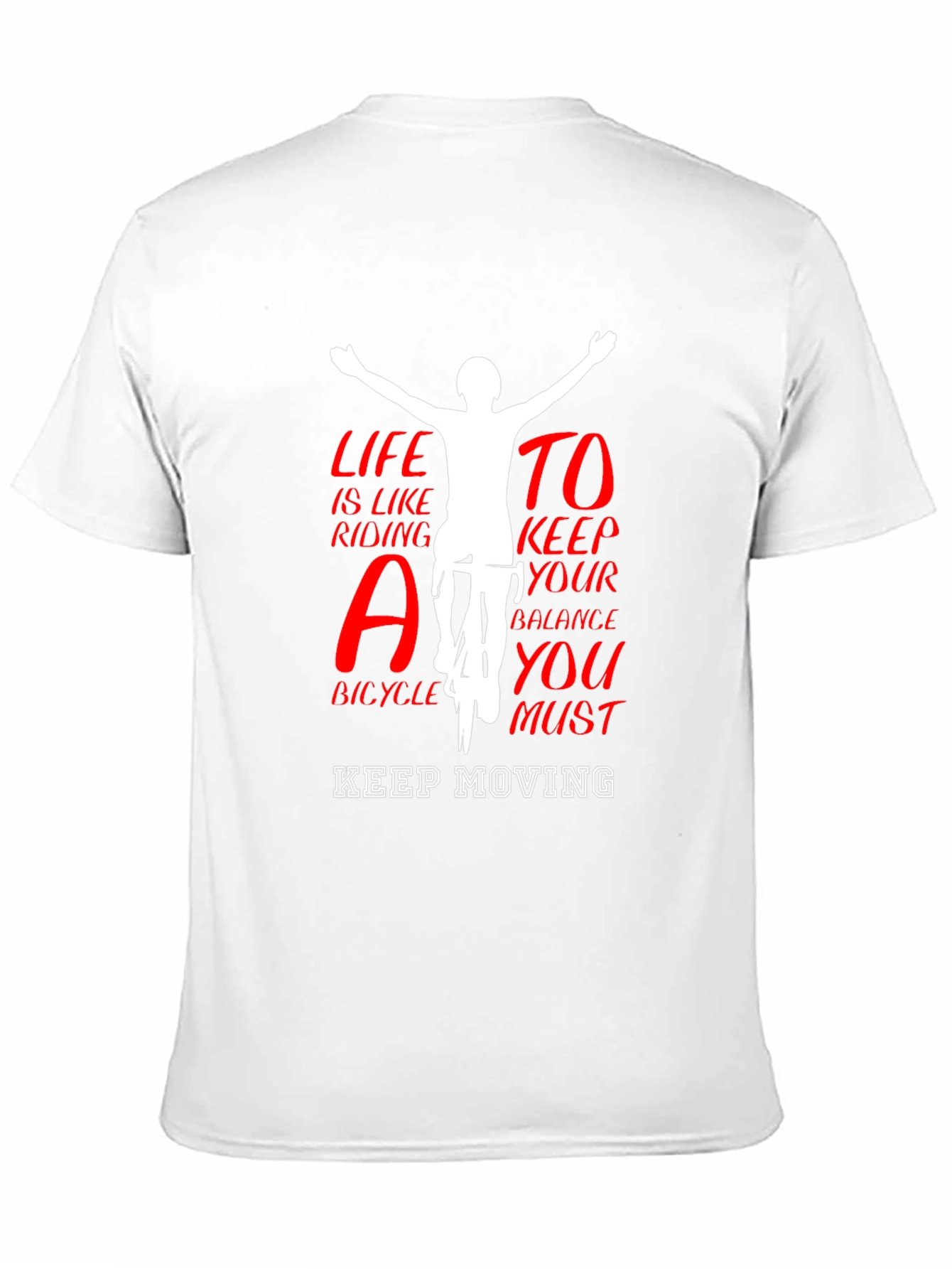 Life Like Riding Bicycle Tee - Keep Moving T-Shirt