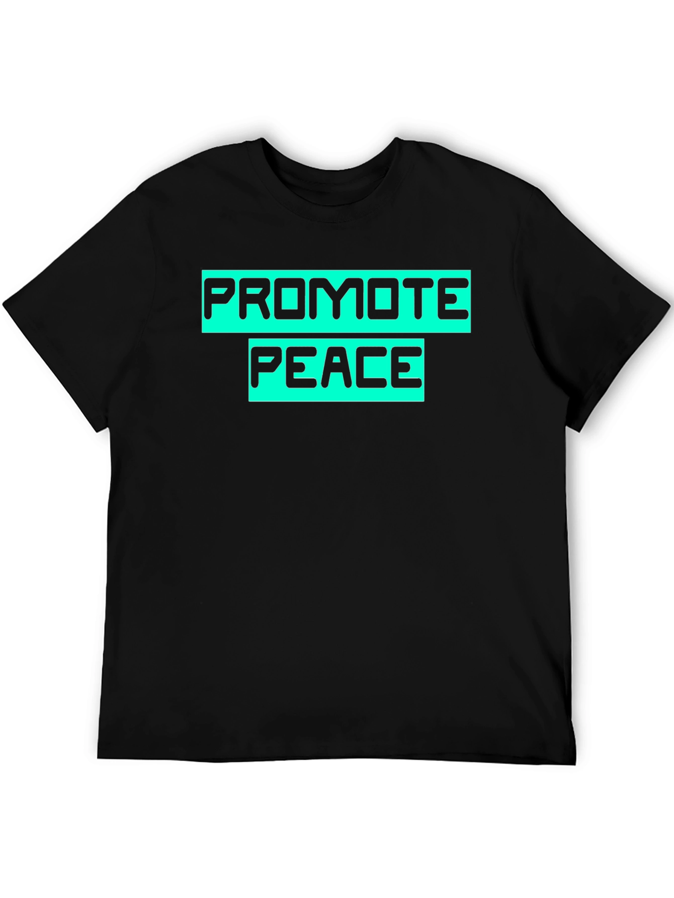 Promote Peace Graphic T-Shirt - Black