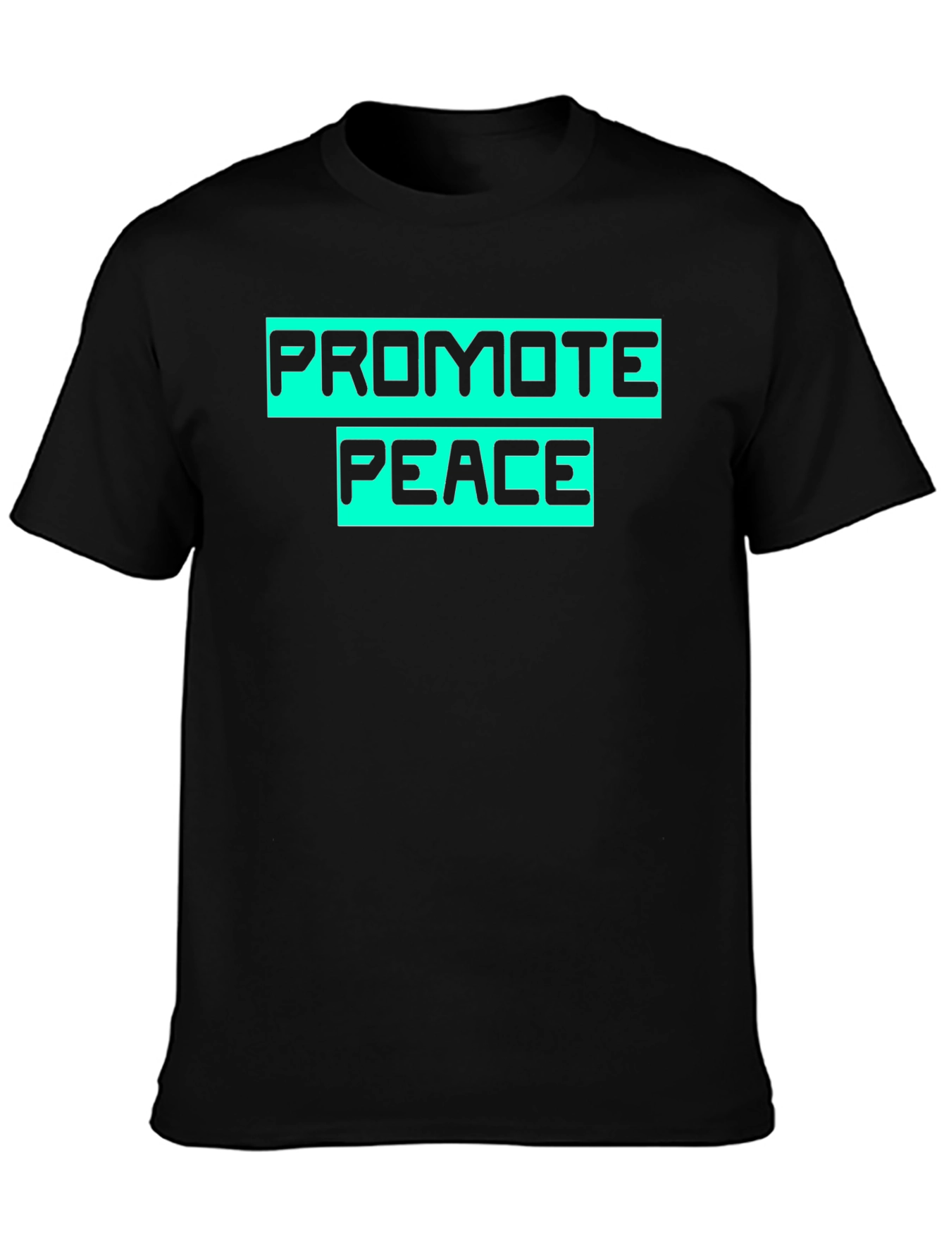Promote Peace Graphic T-Shirt - Black