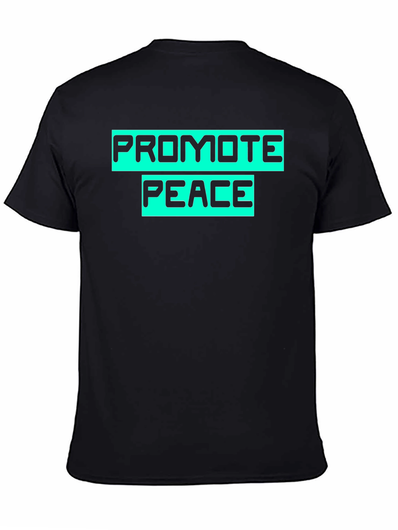 Promote Peace Graphic T-Shirt - Black