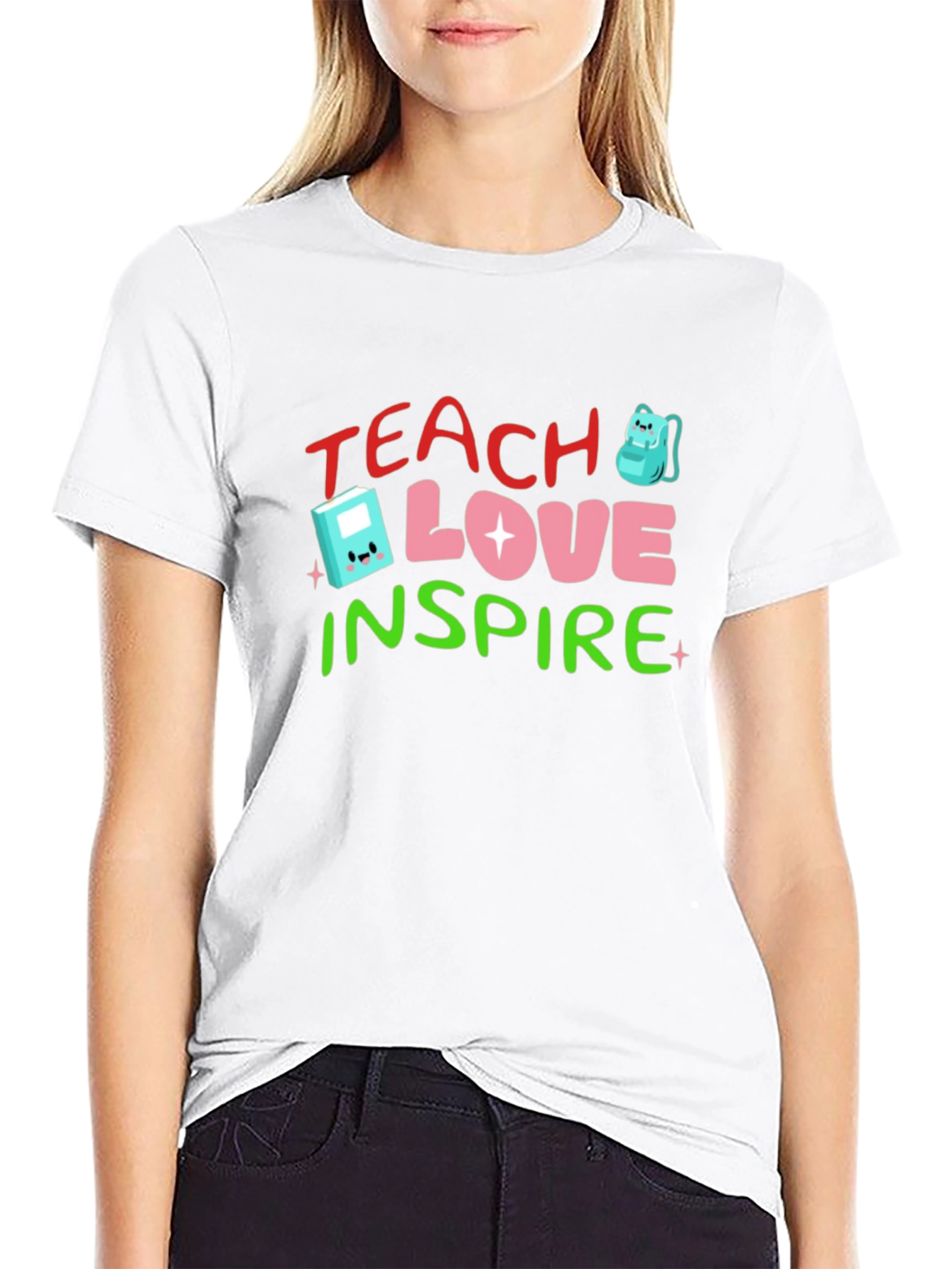 Teach Love Inspire Black T-Shirt