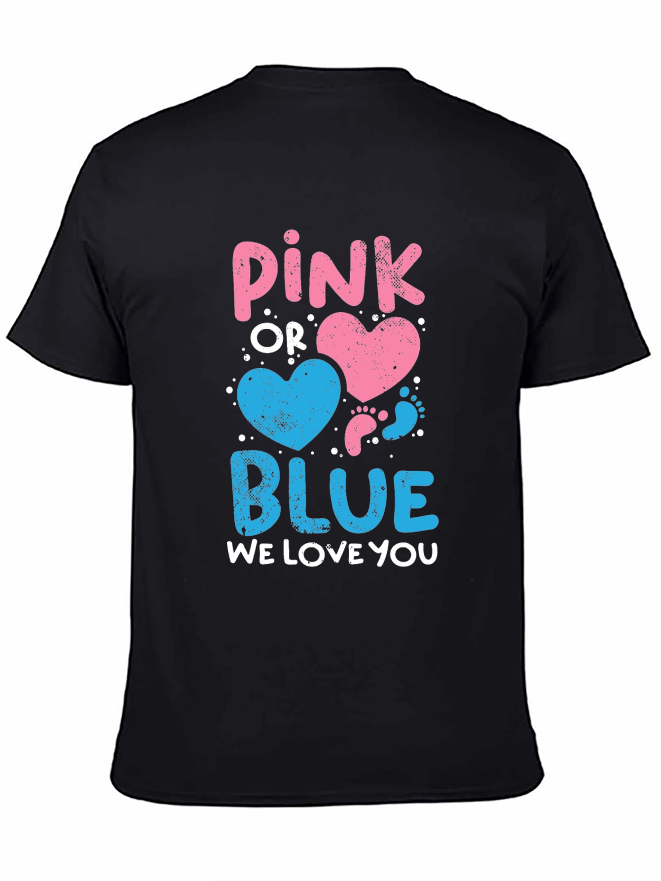 Pink or Blue Baby Gender Reveal T-Shirt