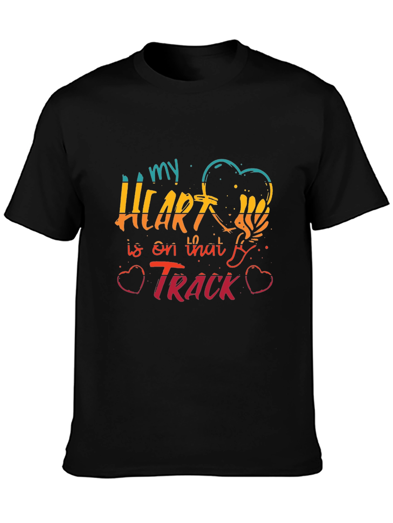 My Heart Is On That Track Graphic Tee
