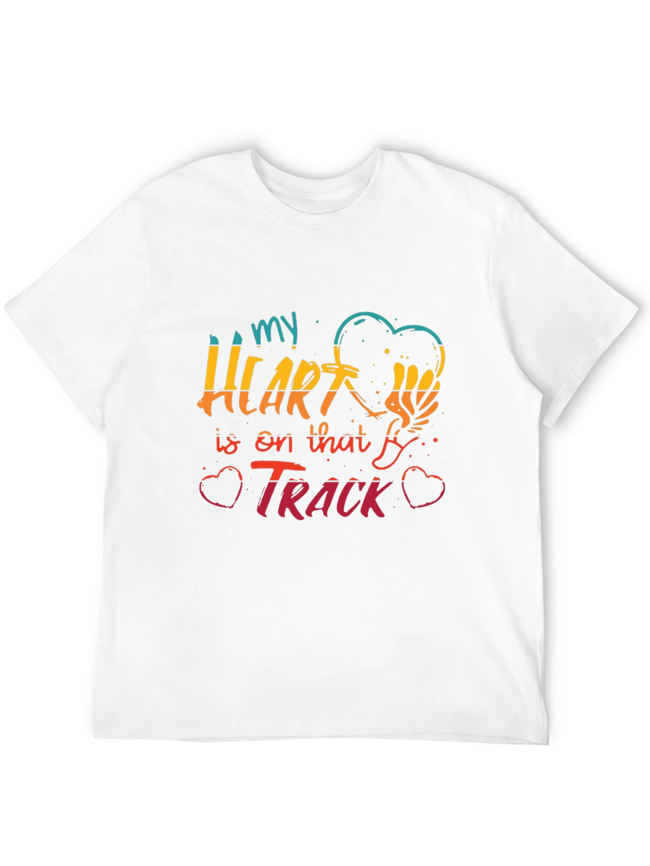 My Heart Is On That Track Graphic Tee