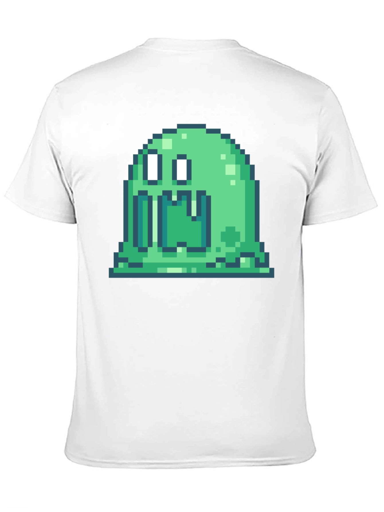 Pixel Slime Monster T-Shirt - Retro Gaming Style