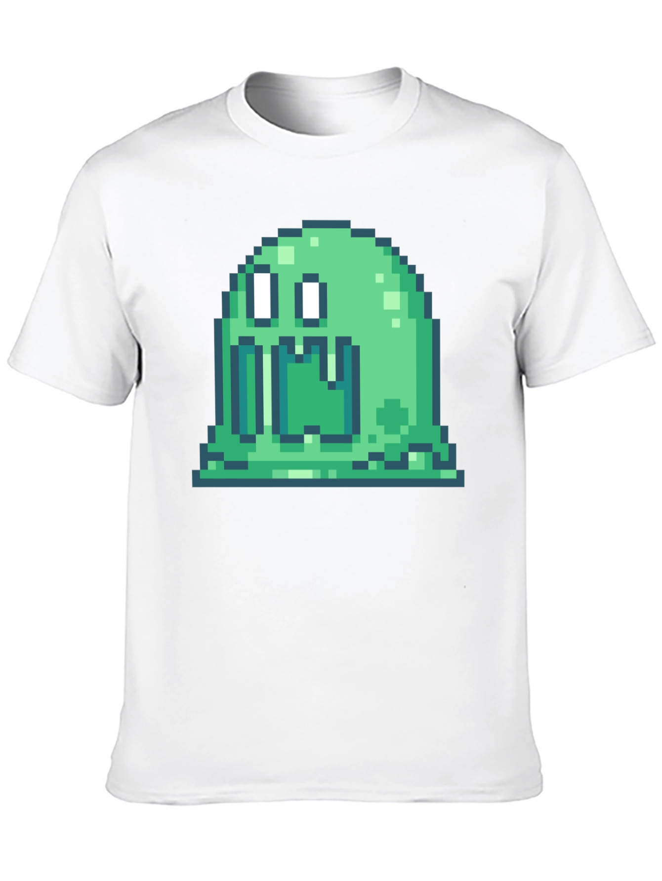 Pixel Slime Monster T-Shirt - Retro Gaming Style