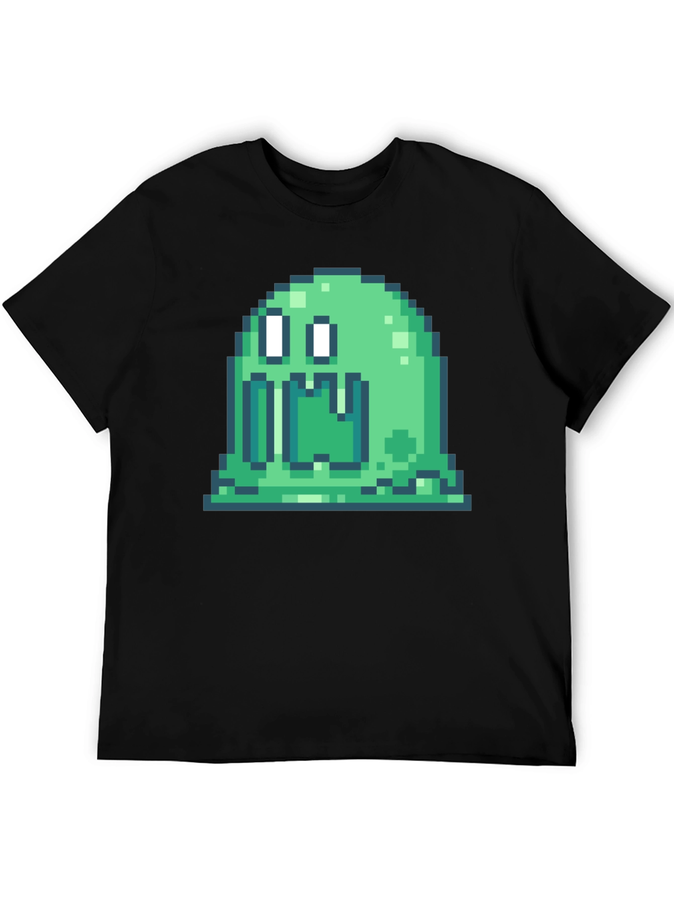 Pixel Slime Monster T-Shirt - Retro Gaming Style