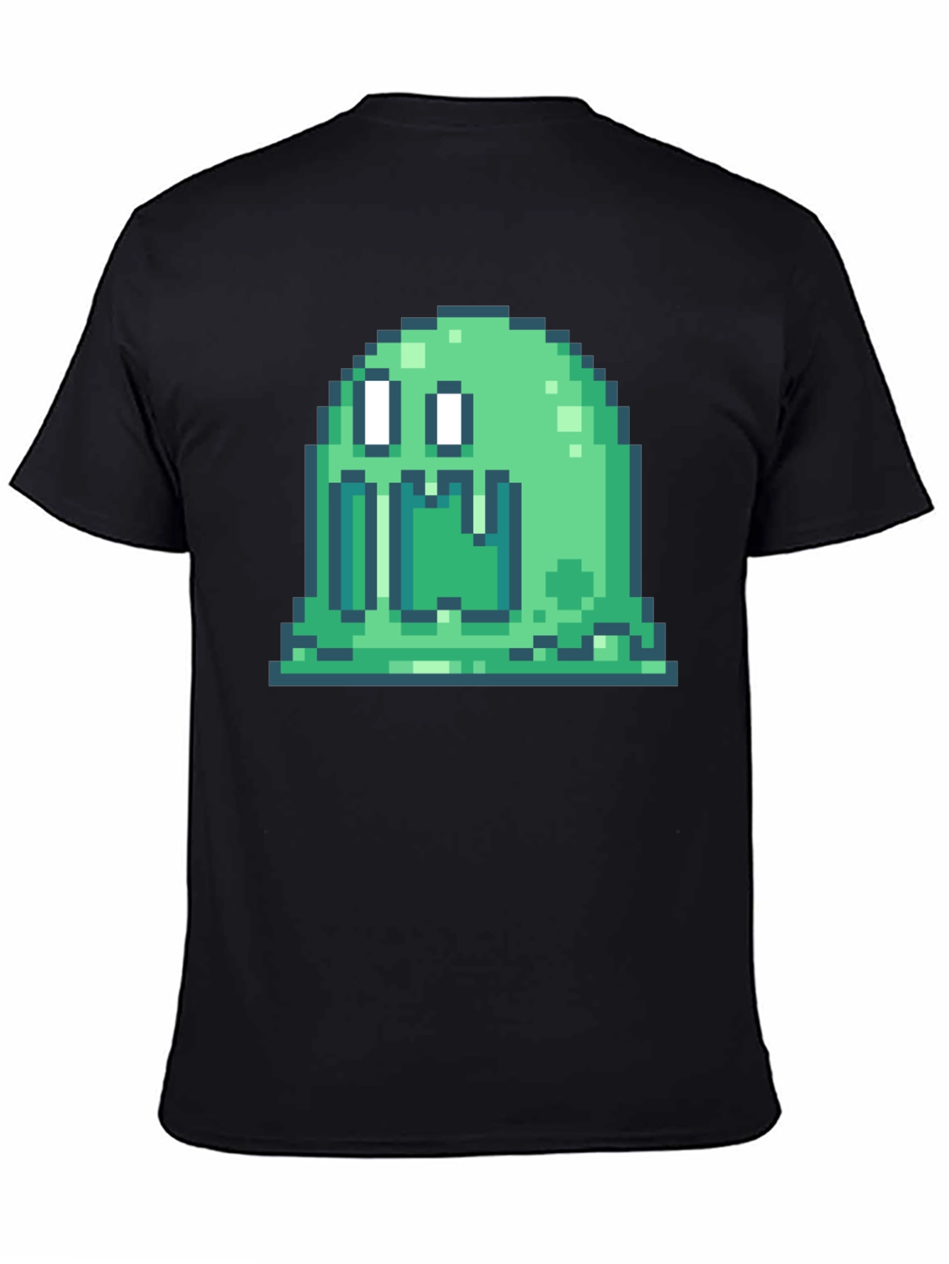 Pixel Slime Monster T-Shirt - Retro Gaming Style
