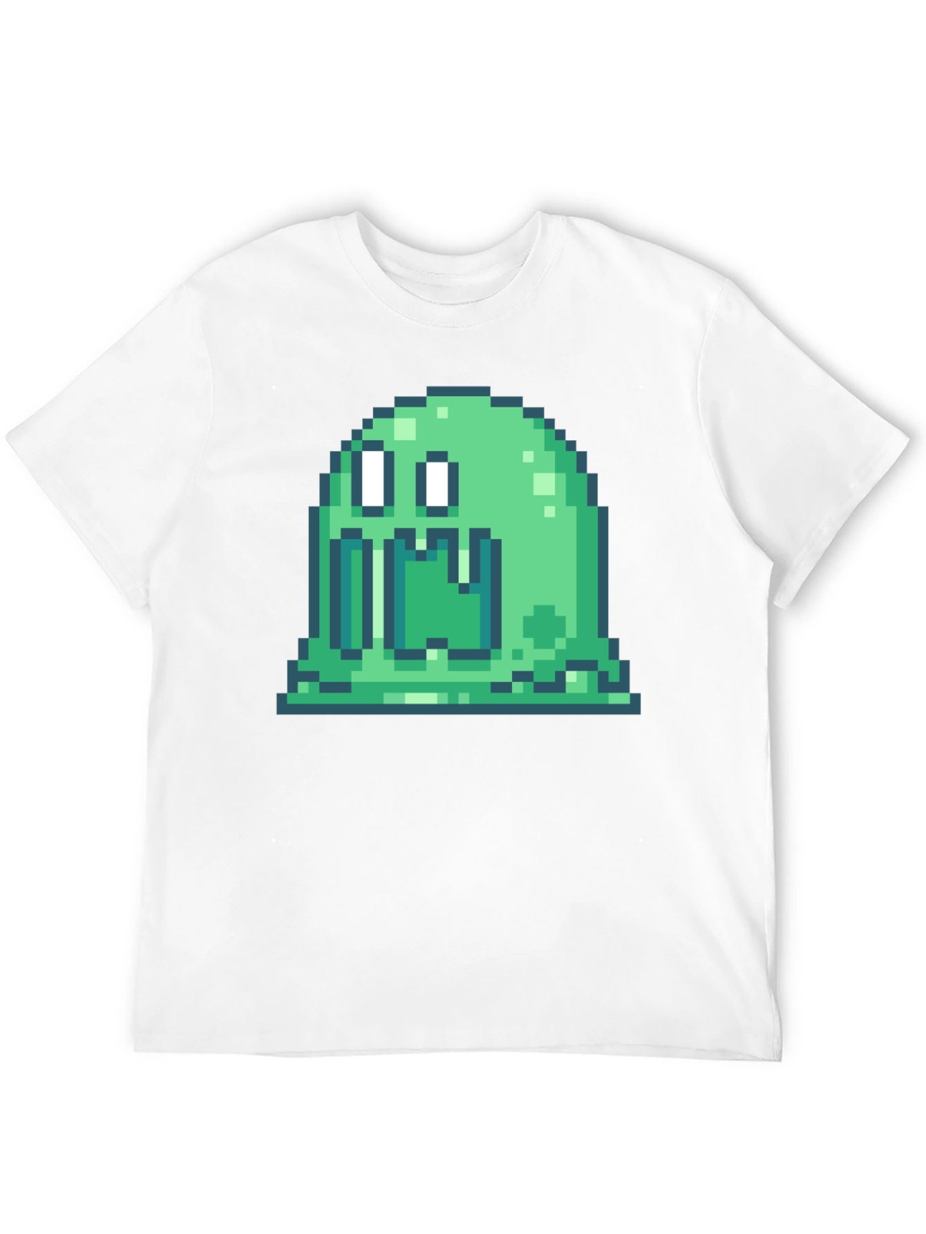 Pixel Slime Monster T-Shirt - Retro Gaming Style