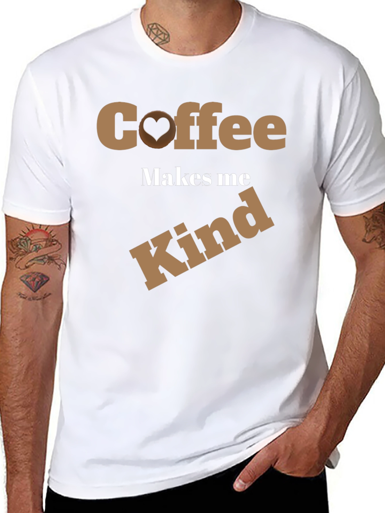 Coffee Makes Me Kind Graphic T-Shirt