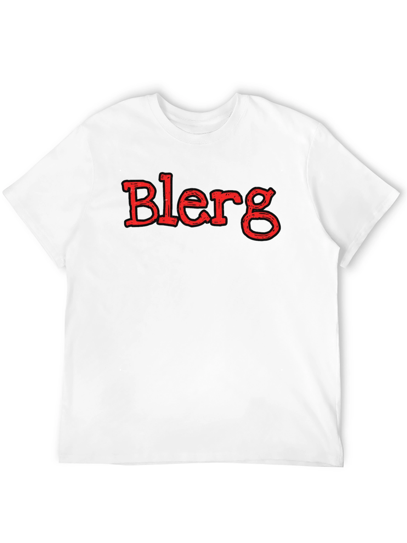 Blerg Graphic Tee - Unisex Black T-Shirt