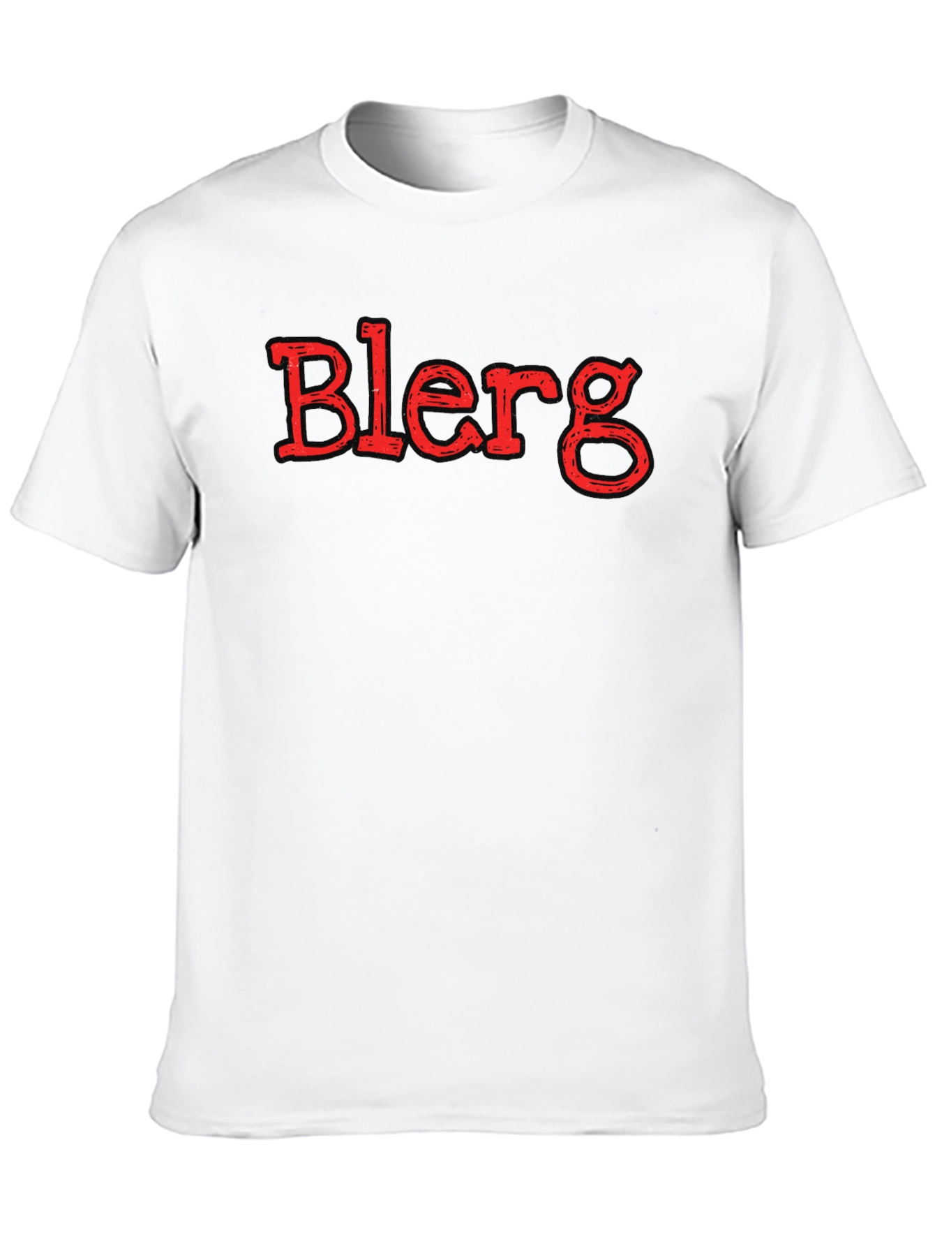 Blerg Graphic Tee - Unisex Black T-Shirt