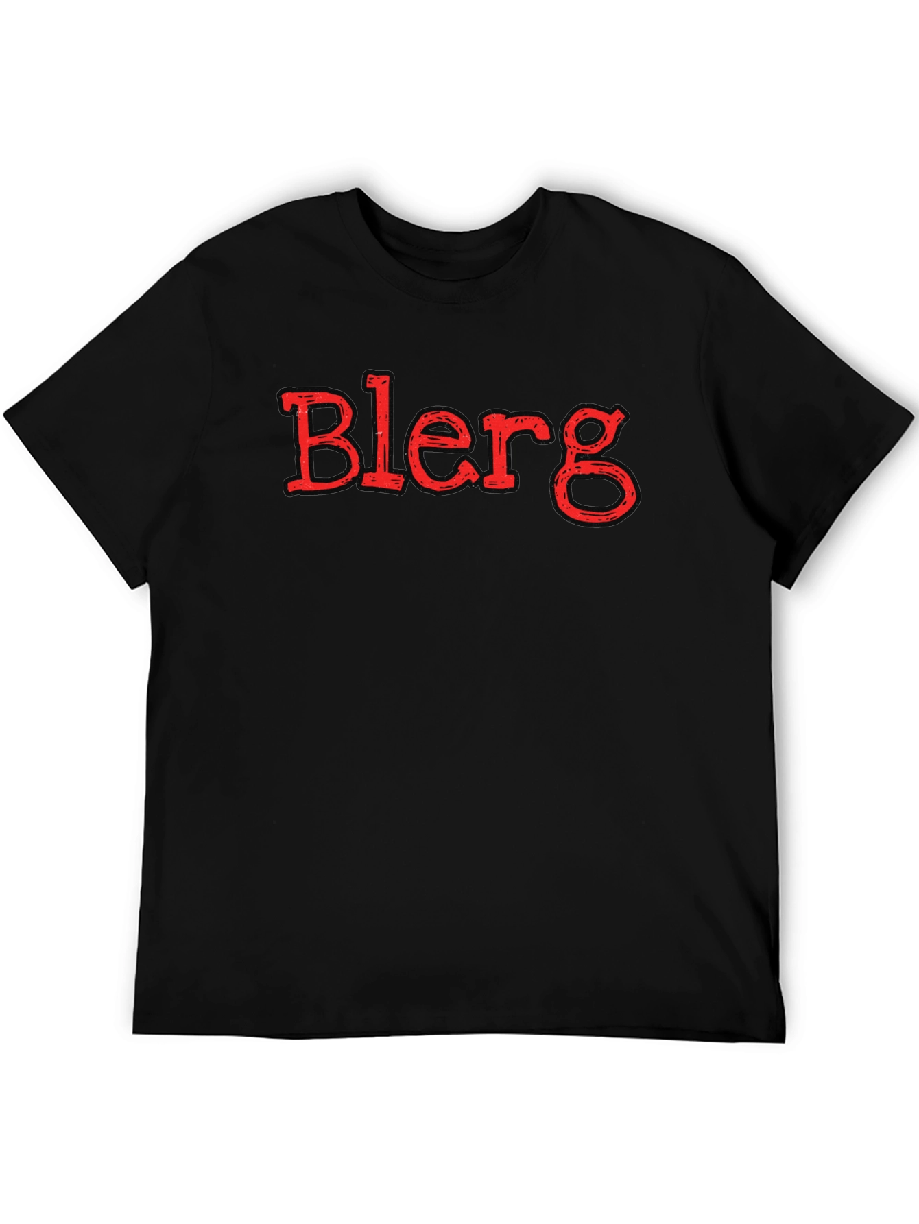Blerg Graphic Tee - Unisex Black T-Shirt