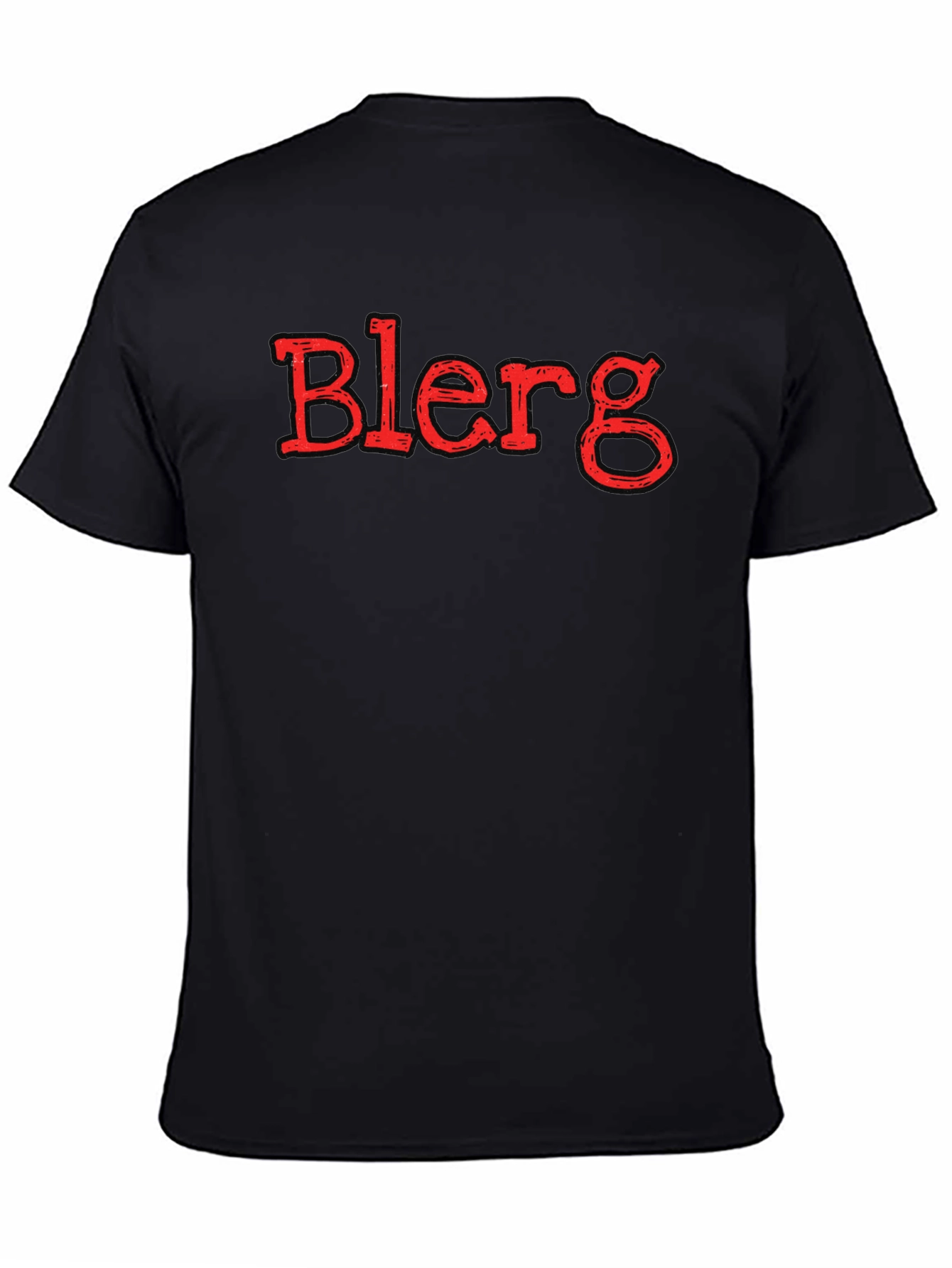 Blerg Graphic Tee - Unisex Black T-Shirt