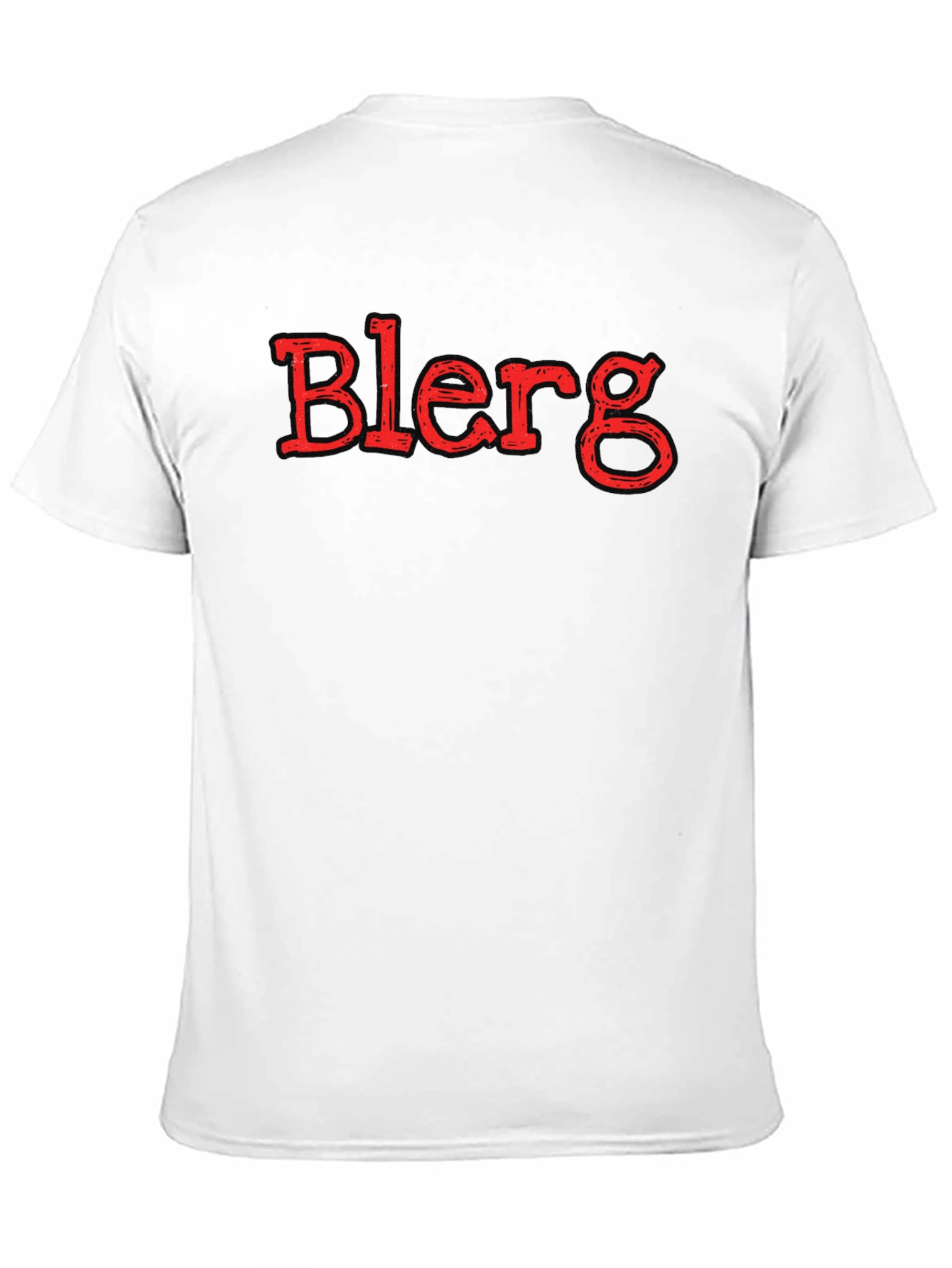 Blerg Graphic Tee - Unisex Black T-Shirt