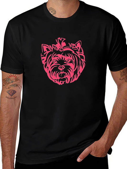 Yorkie Dog Black T-Shirt - Fun Graphic Tee